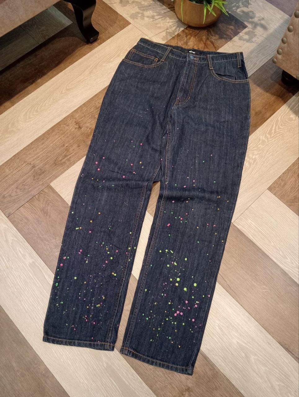 Ne-Net VINTAGE NE-NET ISSEY MIYAKE PAINTER DENIM PANTS Size US 30 / EU 46 - 2 Thumbnail