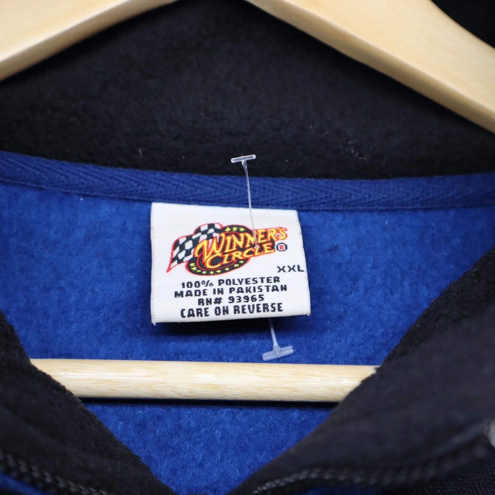 Winners Circle Jeff Gordon 24 1/4 Zip Fleece NASCAR XXL Blue Winners Circle Size ONE SIZE - 3 Thumbnail