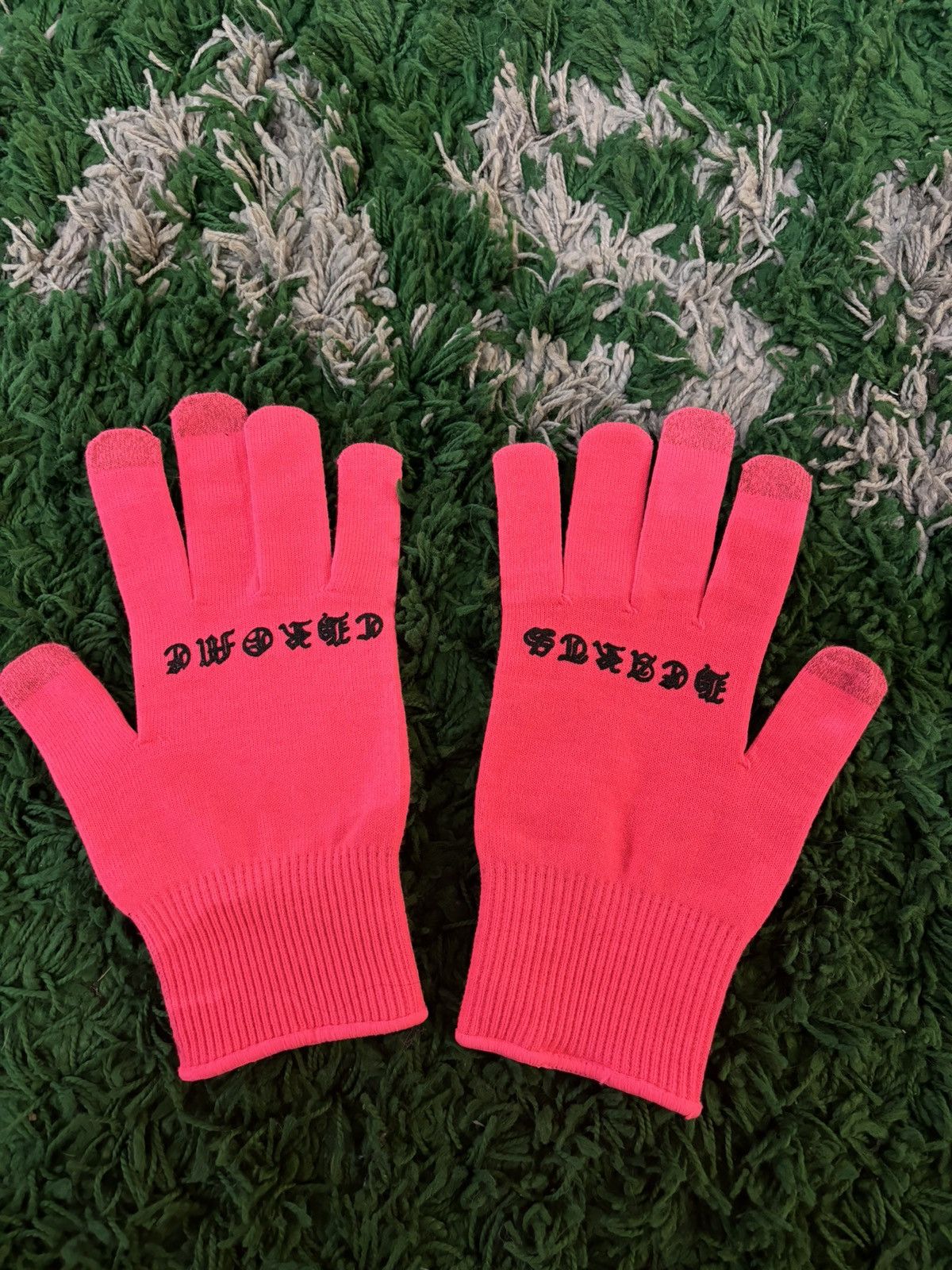 Chrome Hearts Chrome hearts pink gloves Size ONE SIZE - 2 Thumbnail