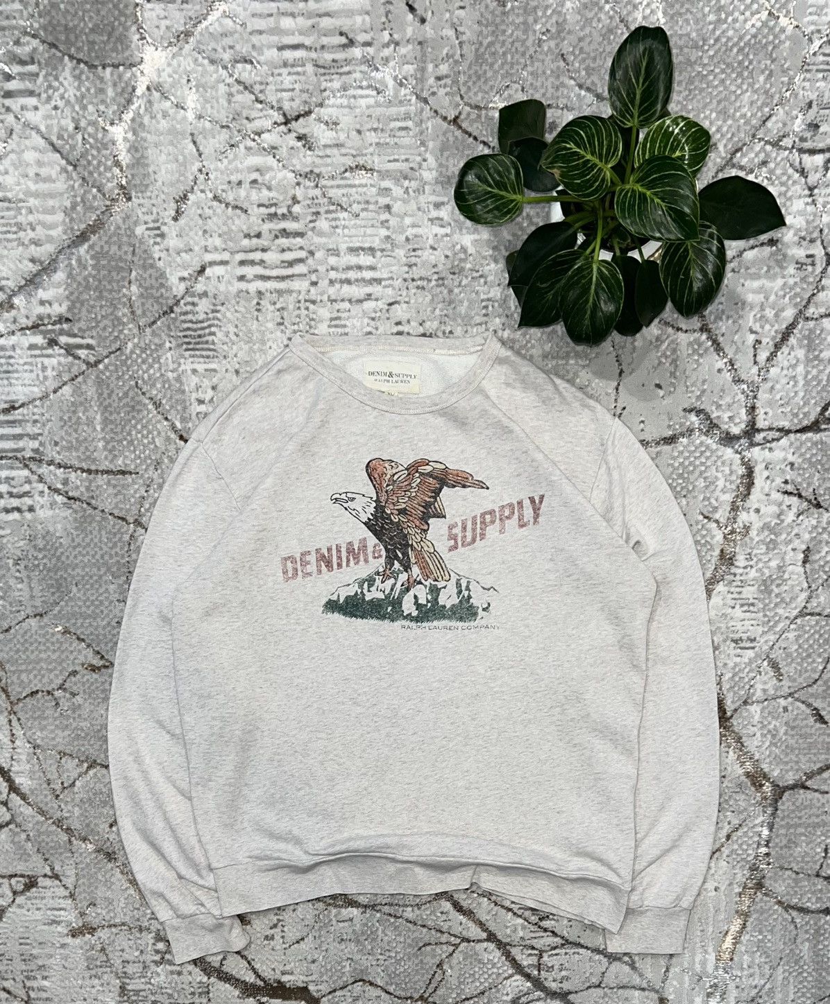 Denim & Supply Ralph Lauren × Polo Ralph Lauren × Vintage DENIM & SUPPLY POLO RALPH LAUREN VINTAGE 90S SWEATSHIRT Y2K Size US XL / EU 56 / 4 - 1 Thumbnail