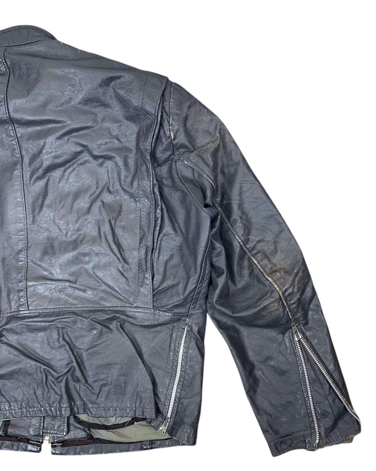 Sears × Vintage VINTAGE SEARS BIKERS RIDER LEATHER JACKET Size US M / EU 48-50 / 2 - 10 Thumbnail