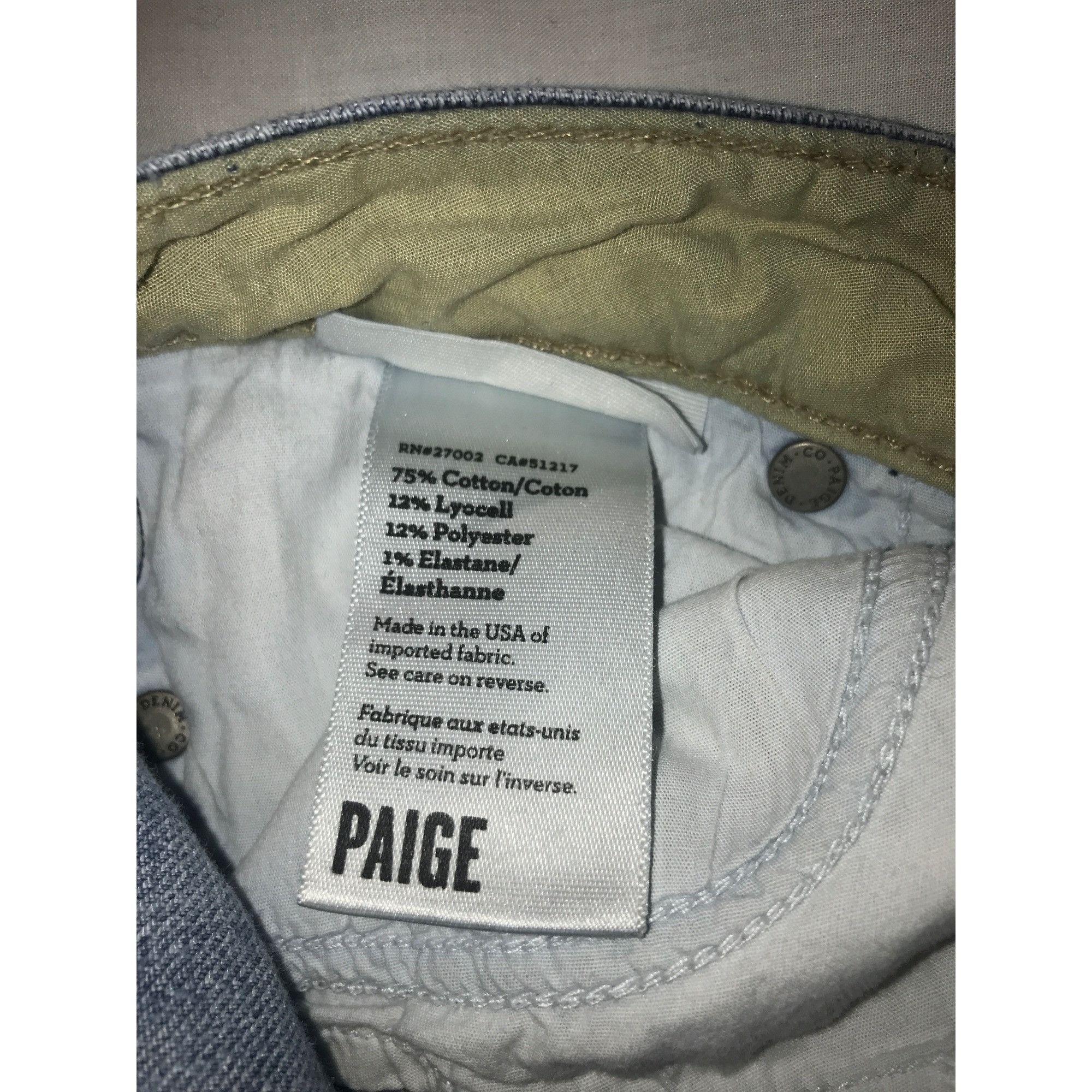 Paige Paige Womens “Kylie Corp” Light Blue Distressed Denim Jeans Size 27" / US 4 / IT 40 - 9 Thumbnail