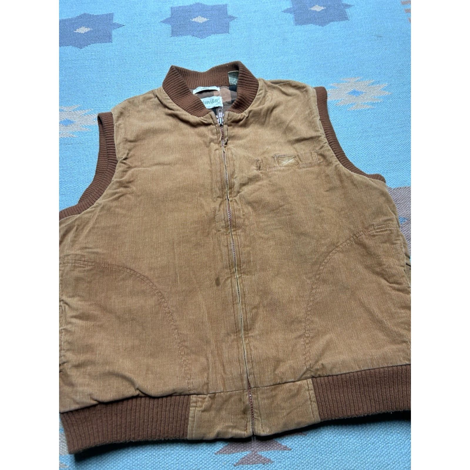 Vintage VINTAGE St. John’s Bay Corduroy Jacket Vest Quilted Lined Burnt Orange Men’s Large Size US L / EU 52-54 / 3 - 2 Thumbnail