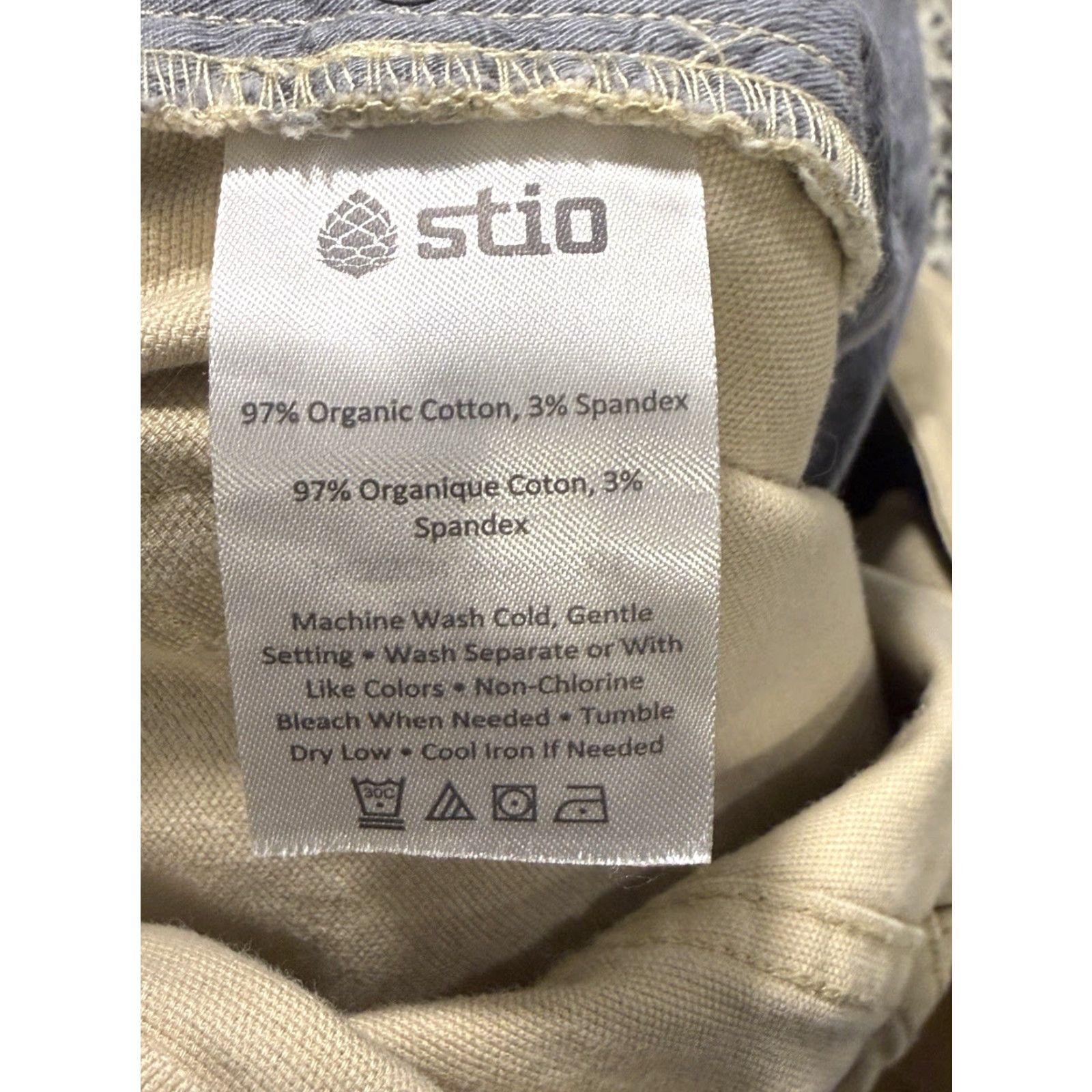 Vintage Stio Pants 5 Pocket Chino Regular Men 36x31.5 Khaki Beige Cotton Spandex Stretch Outdoors Size US 36 / EU 52 - 7 Thumbnail