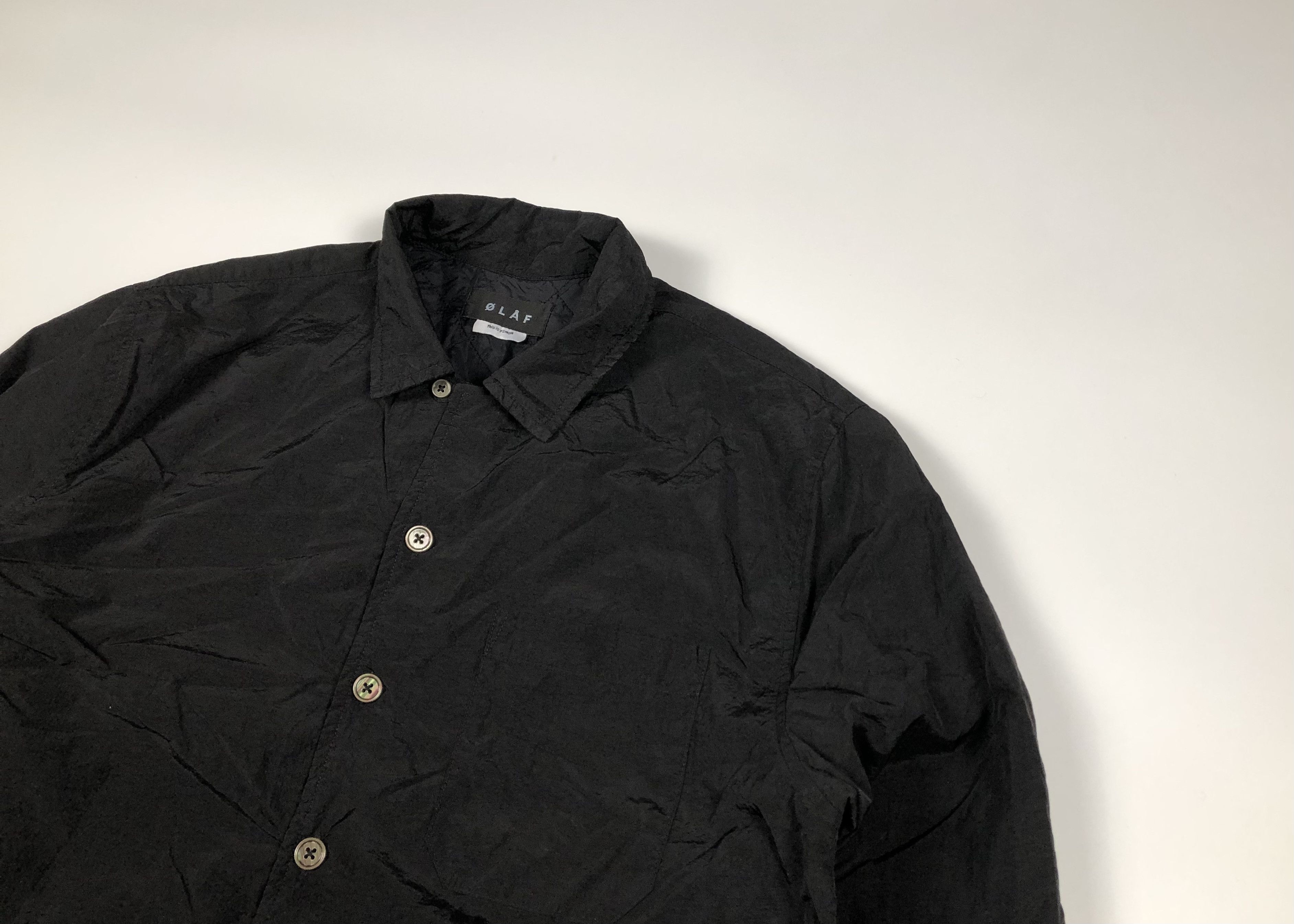 OLAF Olaf Quilted Overshirt Black Size US S / EU 44-46 / 1 - 4 Thumbnail
