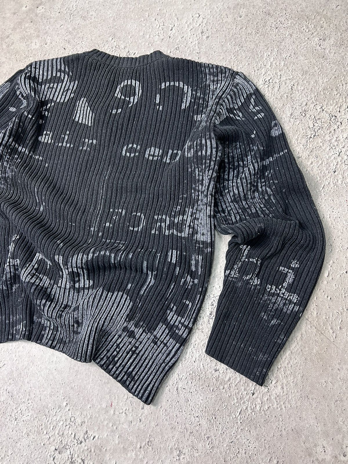 20471120 × Seditionaries VINTAGE Y2K Seditionaries Knitted Print 777 Stylish Sweater Size US M / EU 48-50 / 2 - 8 Thumbnail
