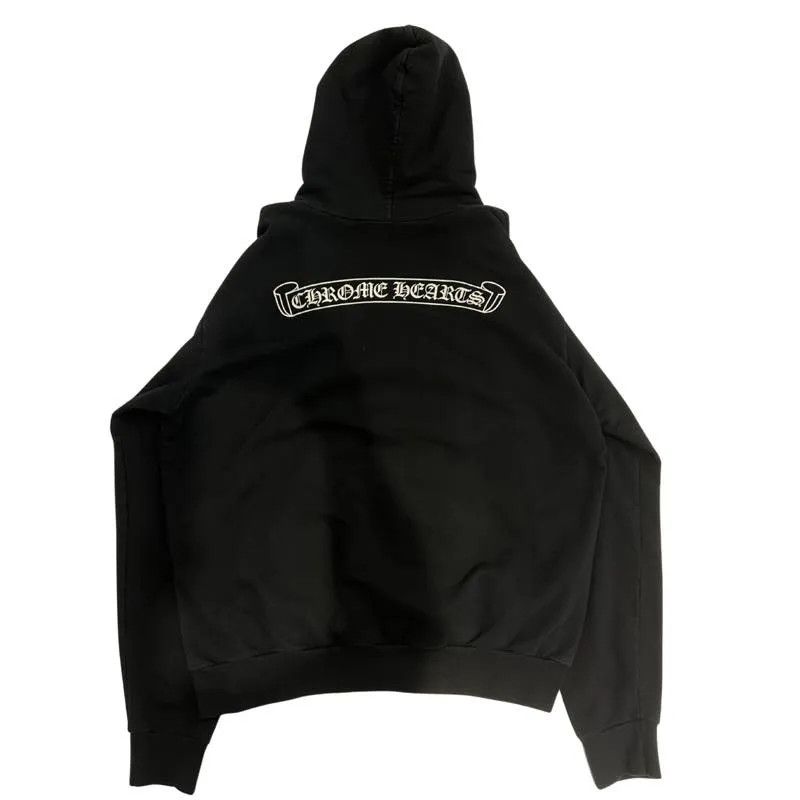 Chrome Hearts Chrome Hearts Scroll Logo Hoodie Black Size US L / EU 52-54 / 3 - 2 Thumbnail