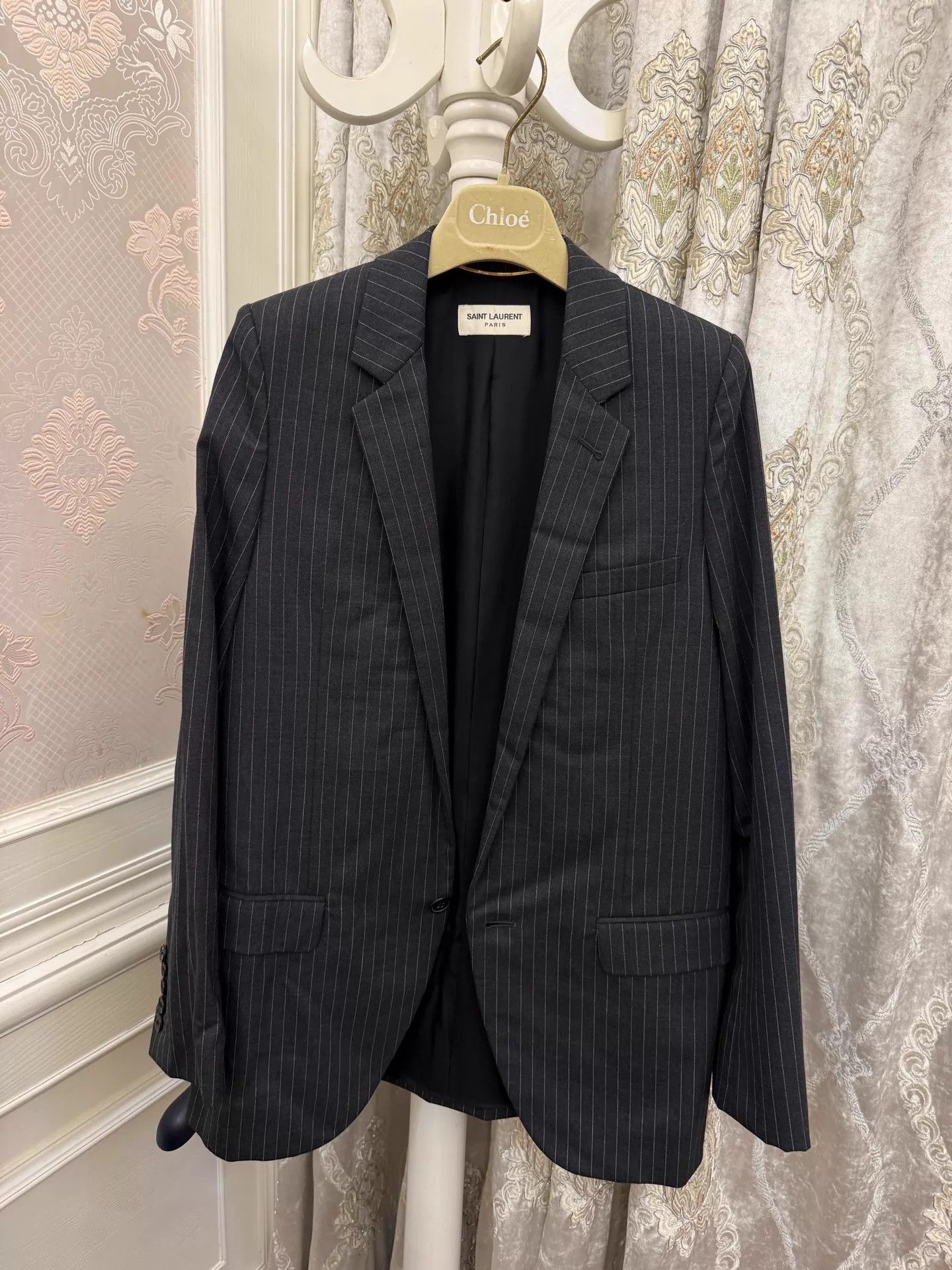 Yves Saint Laurent YSL SLP suit jacket 34 Size XS / US 0-2 / IT 36-38 - 1 Thumbnail