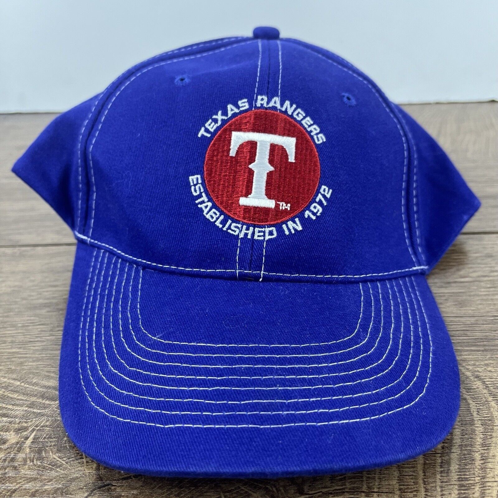 Other Texas Rangers Hat Adjustable Hat Blue Established 1972 Hat B Size ONE SIZE - 5 Thumbnail