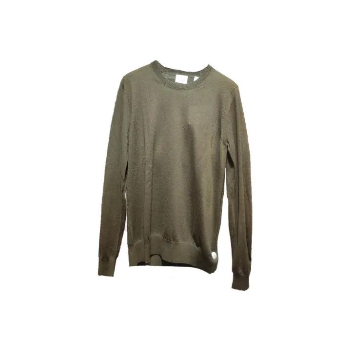 Burberry Burberry Green Long Sleeve Pullover Sweater 0079 Size S / US 4 / IT 40 - 1 Thumbnail