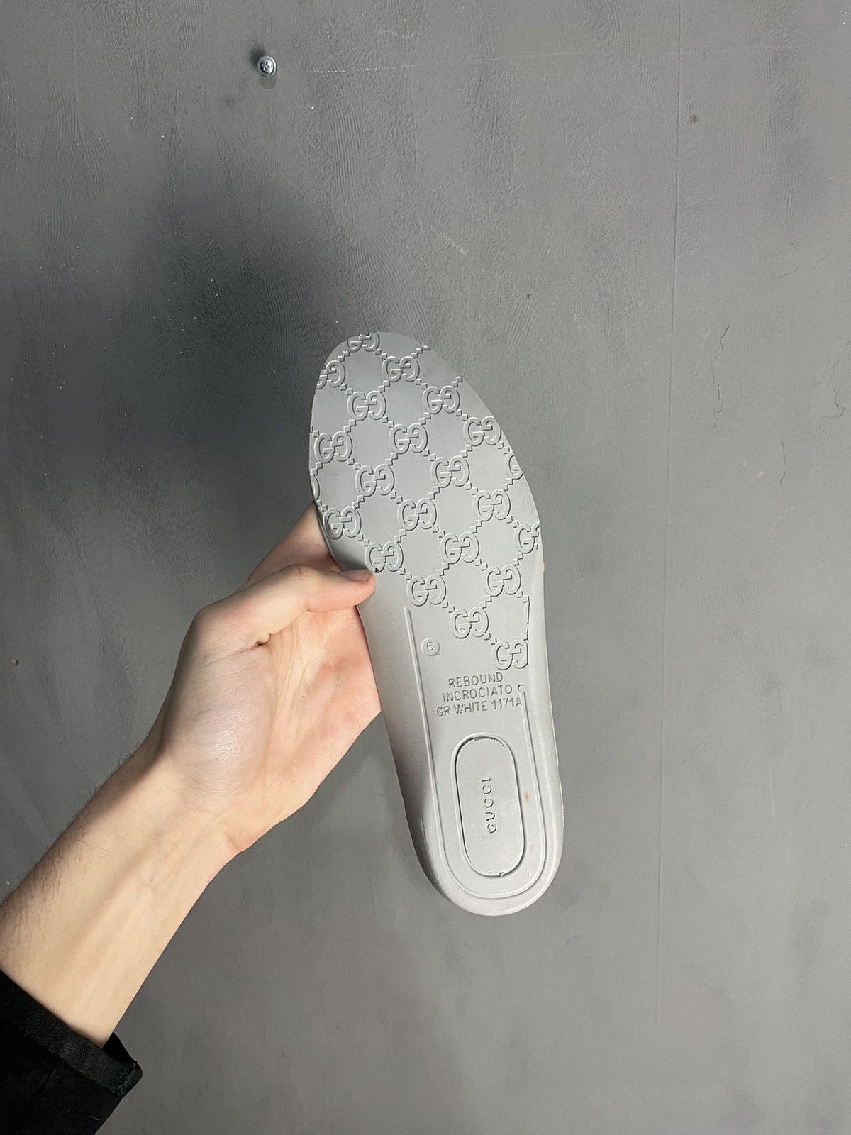 Gucci Gucci Gray High Top Sneakers Size US 8 / EU 41 - 10 Thumbnail
