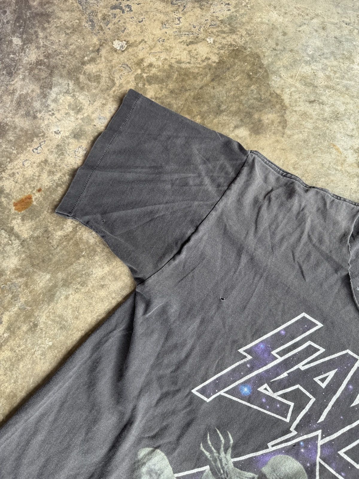 Band Tees × Vintage *RARE* 1995 VINTAGE TEE SLAYER DIVINE INTERVENTION FADED Size US L / EU 52-54 / 3 - 5 Thumbnail