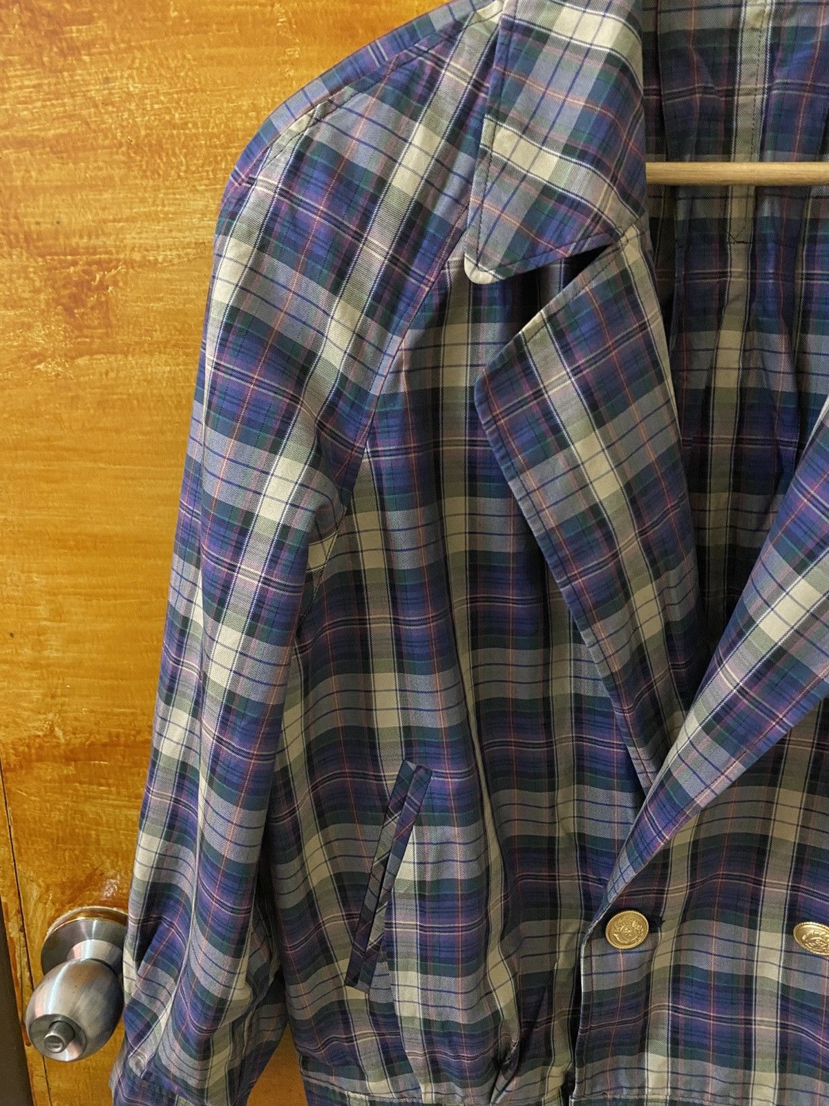 Burberry Vintage Burberrys double breast check blazer jacket Size M / US 6-8 / IT 42-44 - 3 Thumbnail