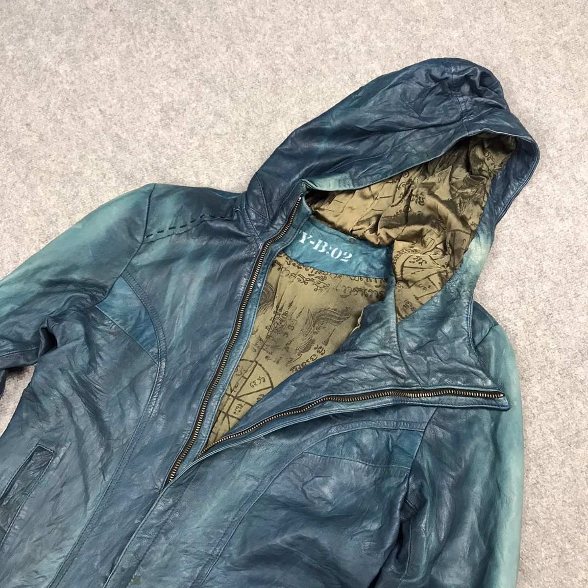 14th Addiction 14th Addiction Ifsixwasnine Style Leather Faded Jacket Size US S / EU 44-46 / 1 - 15 Thumbnail