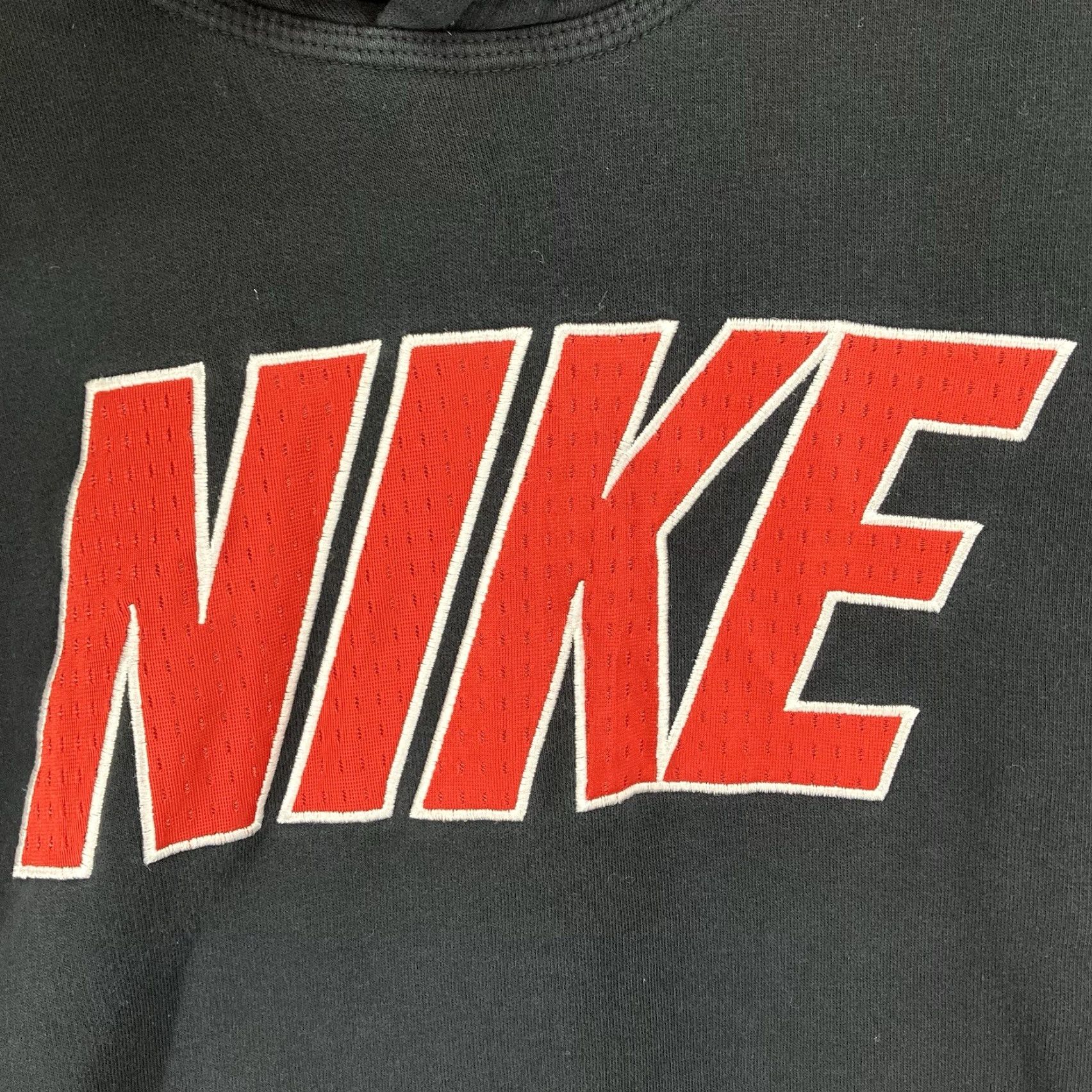 Nike VINTAGE Mens Nike Basketball Hoodie M Medium Black Pullover Fleece Logo Spell Out 90s Retro Sports Michael Mens Size US M / EU 48-50 / 2 - 3 Thumbnail