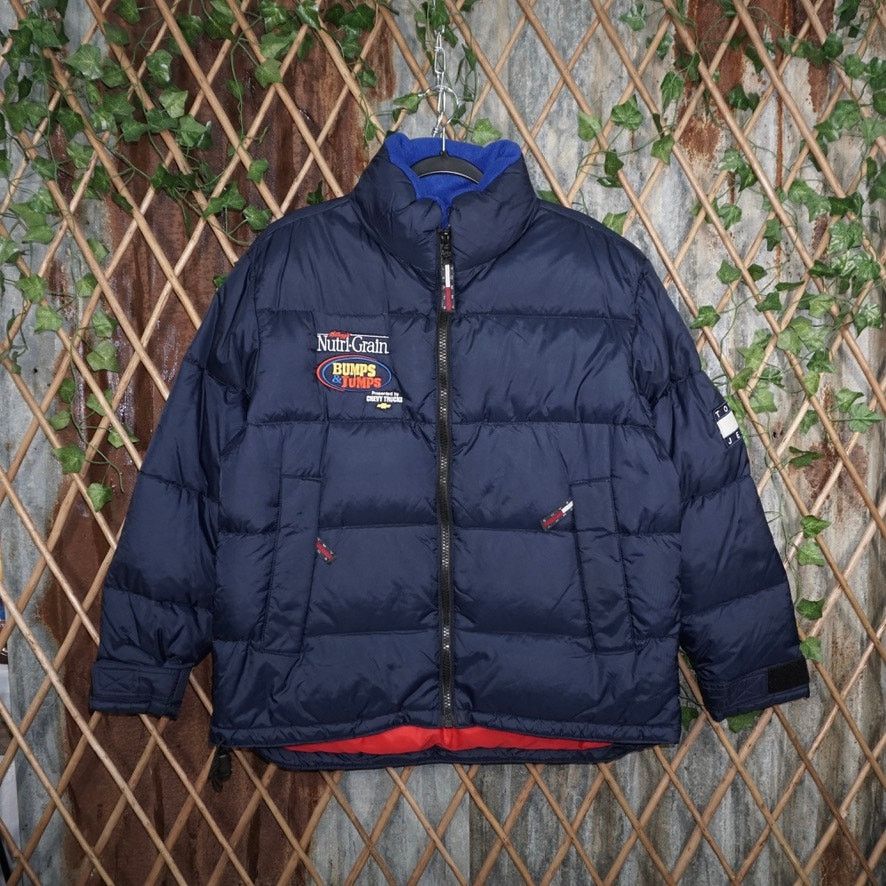 Tommy Hilfiger Vintage Y2K Tommy Hilfiger jean embroider 90s puffer jacket Size US XS / EU 42 / 0 - 1 Thumbnail