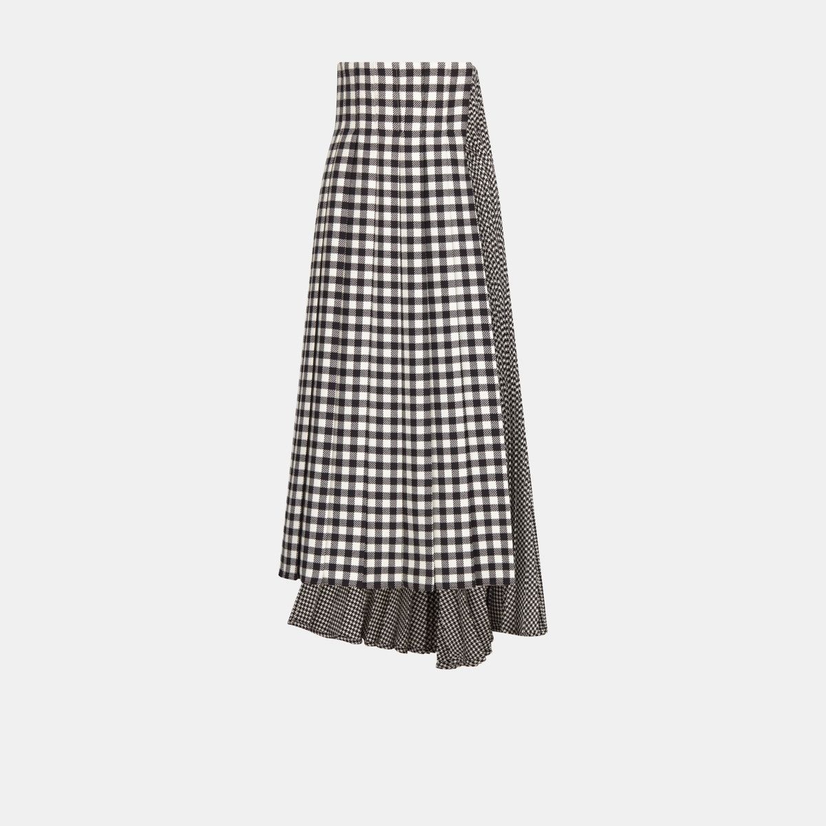 image of Dior O1W1Db10124 Skirt In Black & White in Black/White, Women's