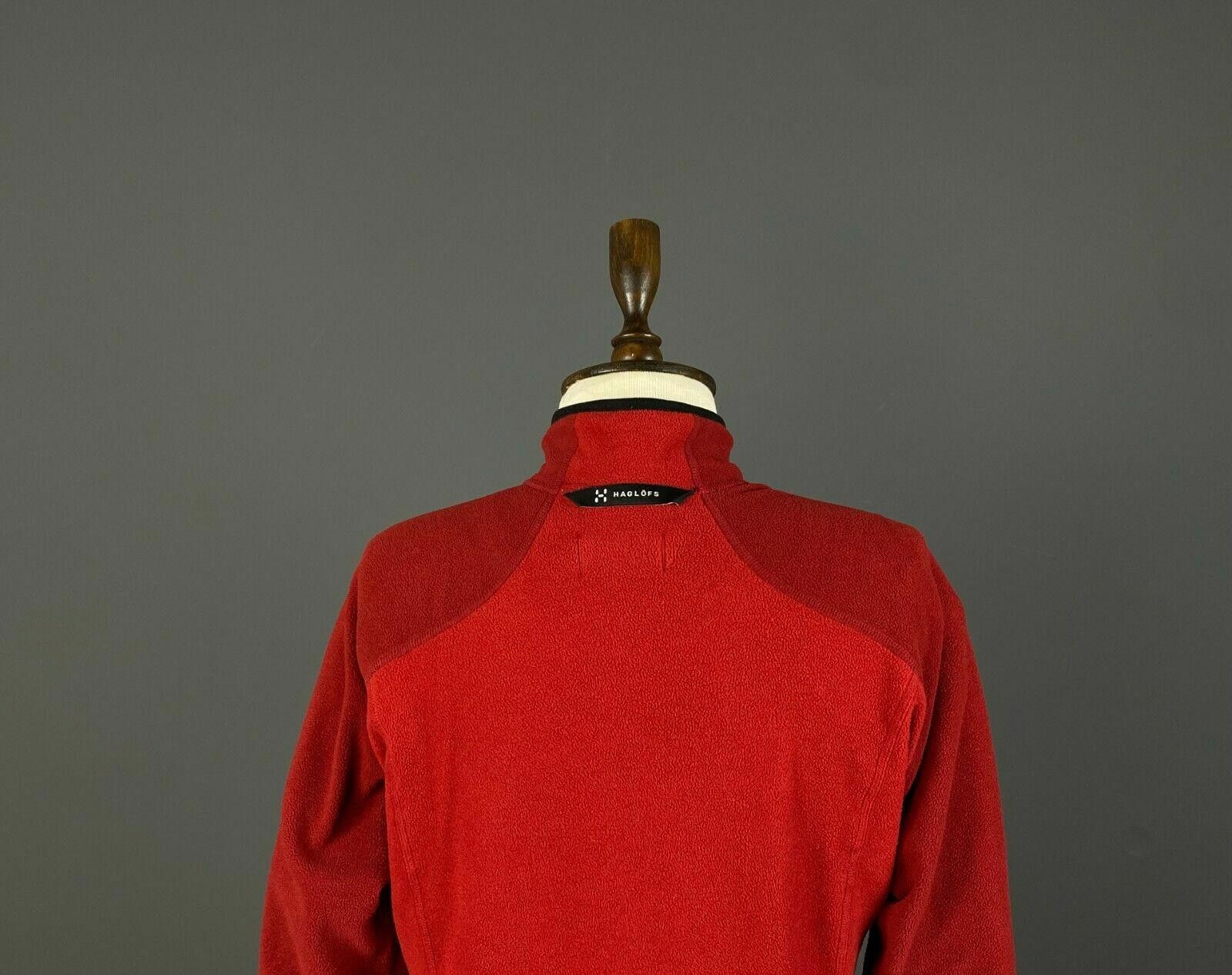 Haglofs Haglofs Red Fleece Outdoor Sweater Size M US 8-10 UK 12-14 Size M / US 6-8 / IT 42-44 - 8 Thumbnail