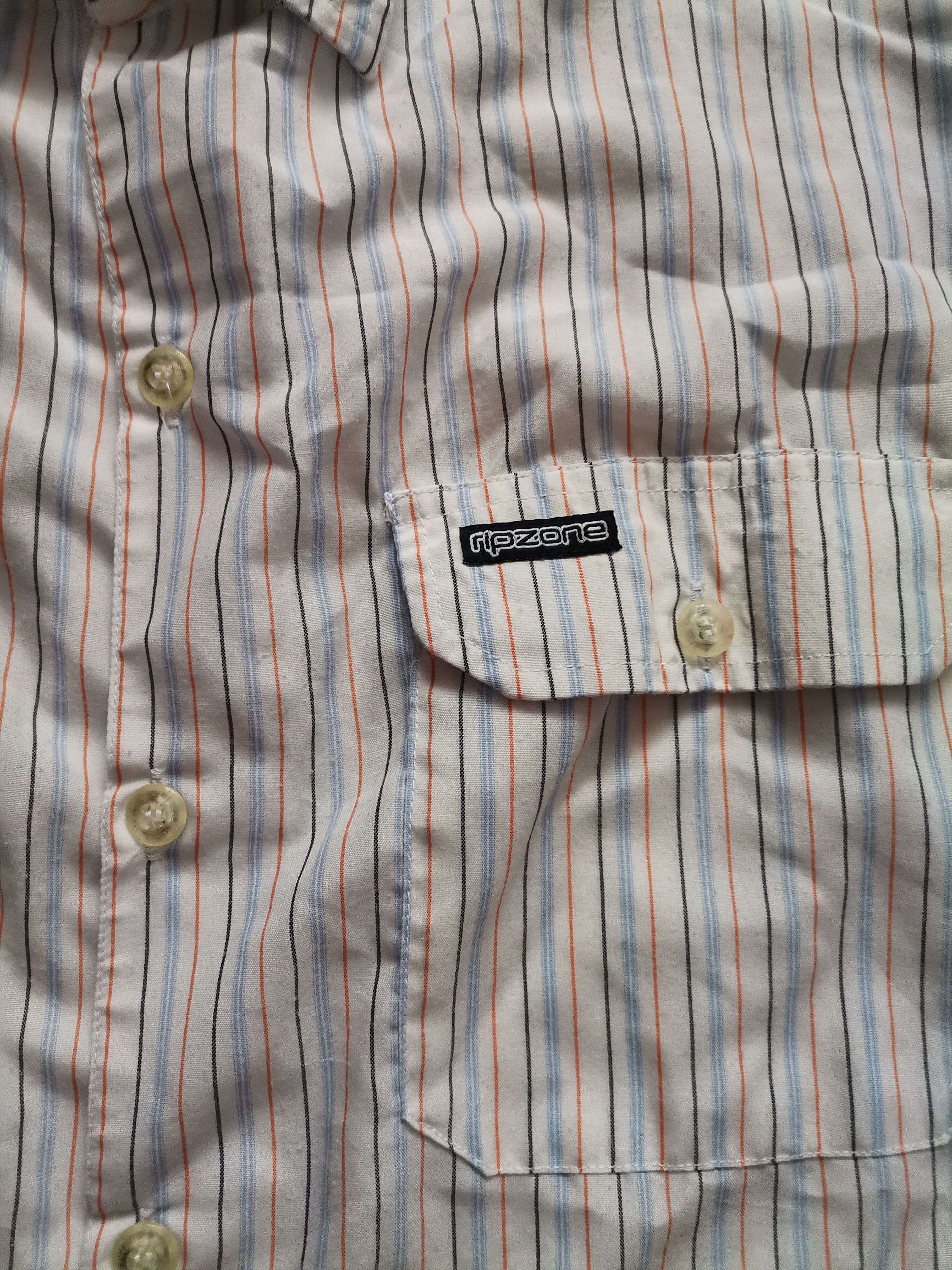 Vintage Vintage Ripzone Striped Shirt Size US L / EU 52-54 / 3 - 2 Thumbnail