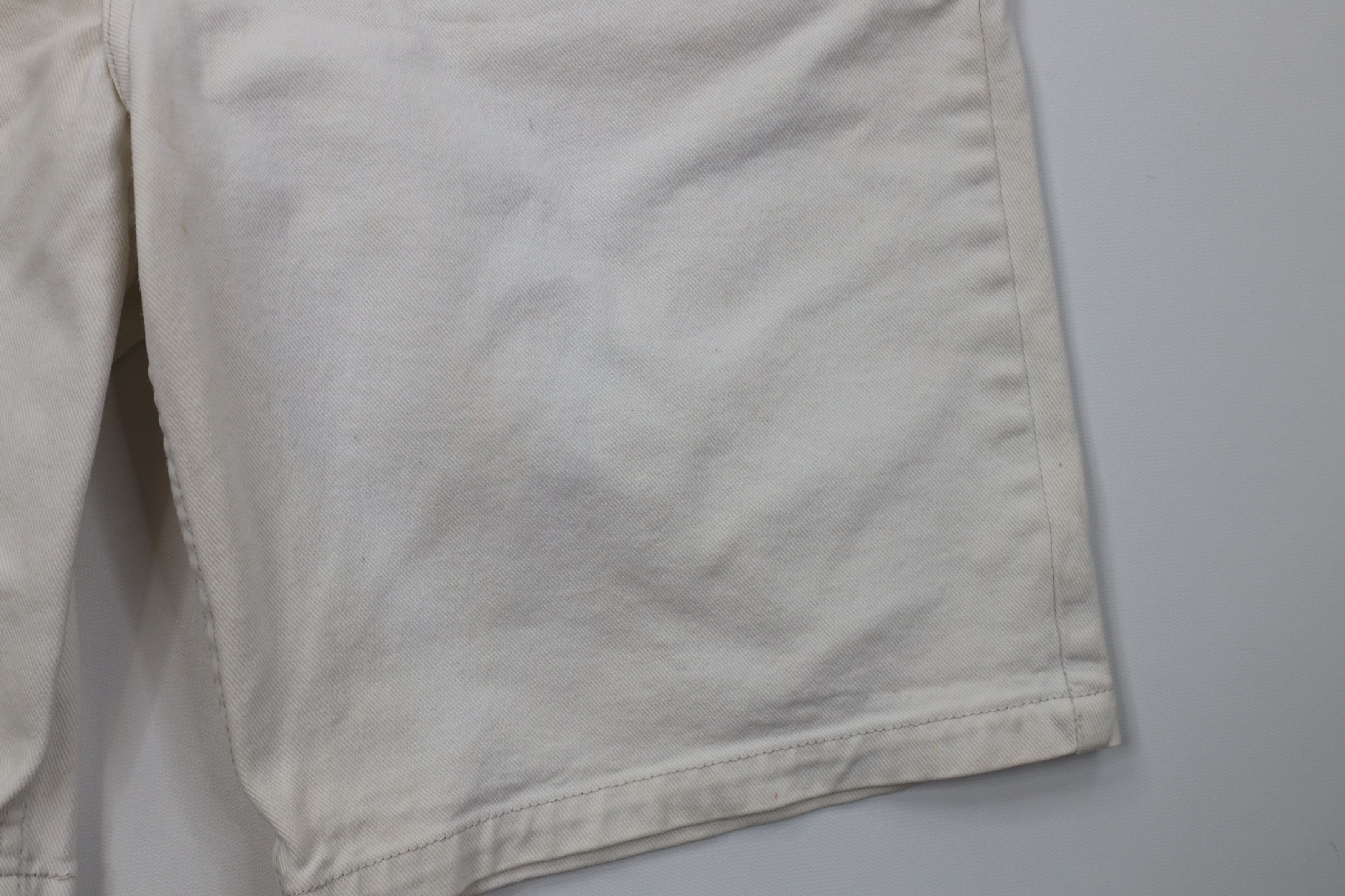 Tommy Hilfiger Vintage 90s Tommy Hilfiger Denim Jean Shorts White Cotton Size US 32 / EU 48 - 7 Thumbnail