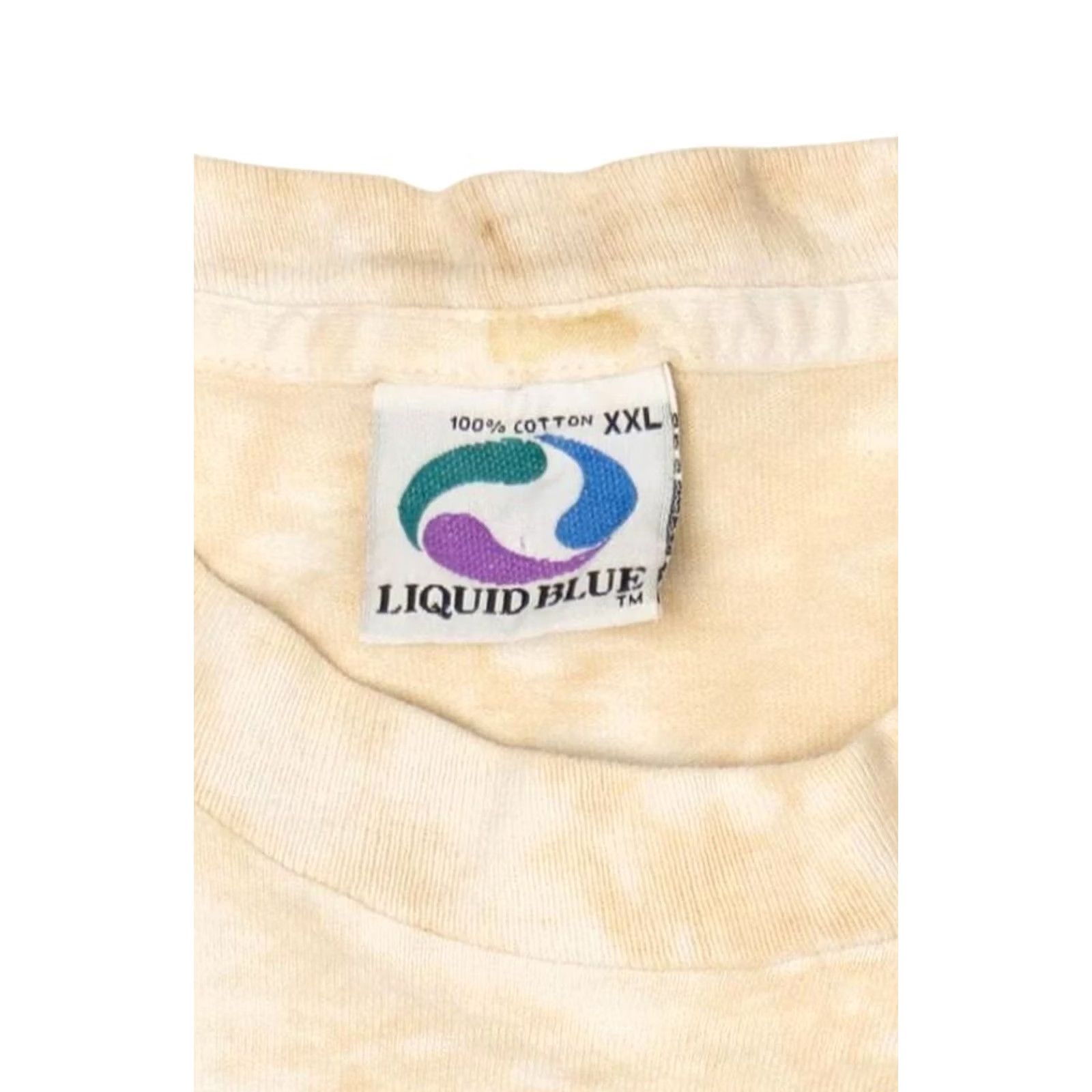 Liquid Blue VINTAGE Liquid Blue Rainforest Preserve Paradise Tie Dye Single Stitch T-Shirt XX-Large Green Unisex Adults 1990s Mens Womens Size US XXL / EU 58 / 5 - 5 Thumbnail