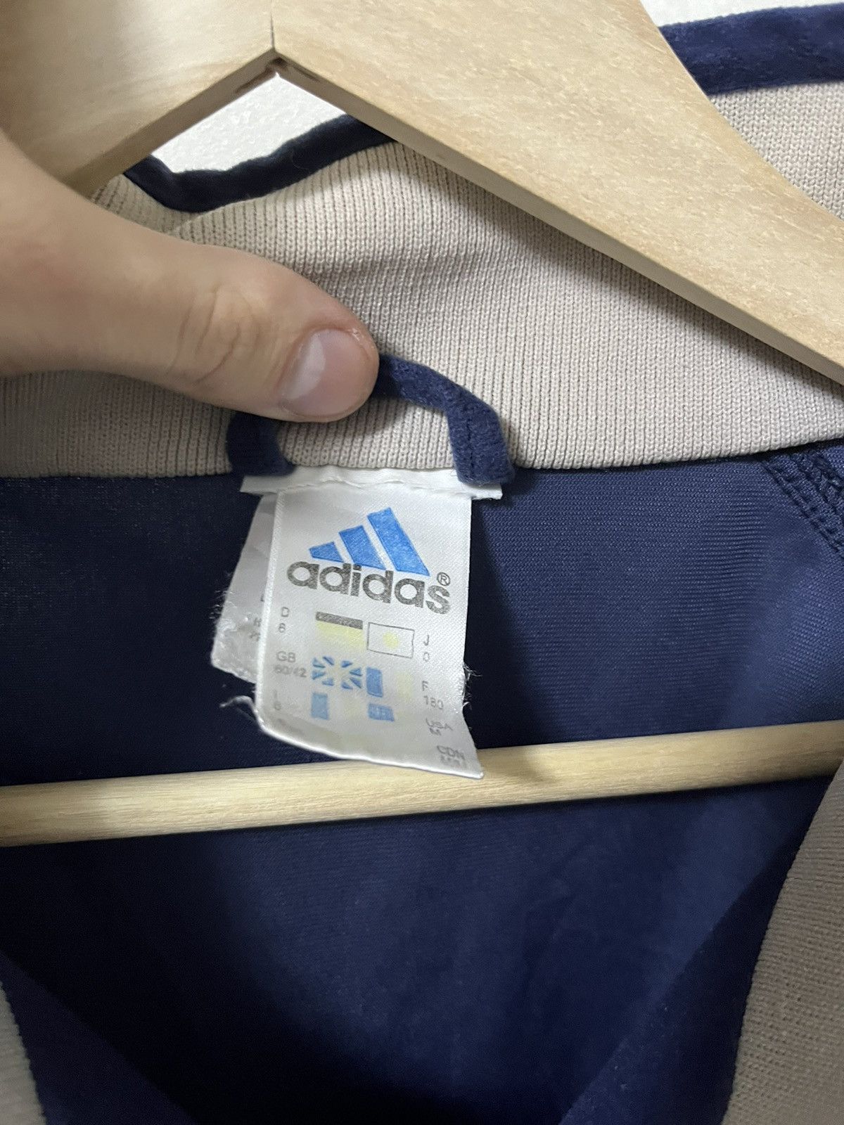 Adidas × Vintage Adidas Real Madrid 00/01 Vintage Track Jacket Size US M / EU 48-50 / 2 - 3 Thumbnail