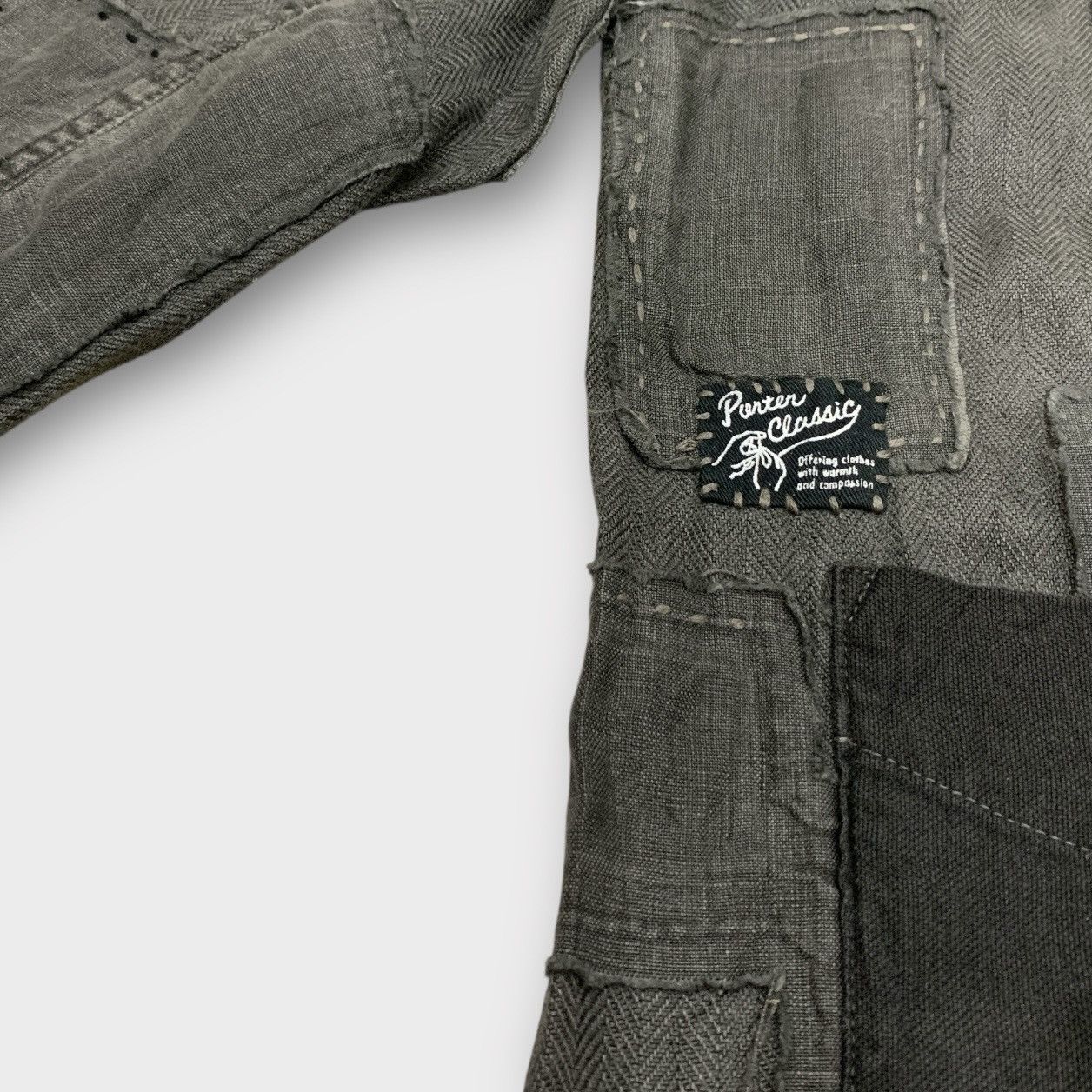 Porter Classic PORTER CLASSIC PATCH FRENCH WORK BORO JACKET SASHIKO Size US M / EU 48-50 / 2 - 13 Thumbnail