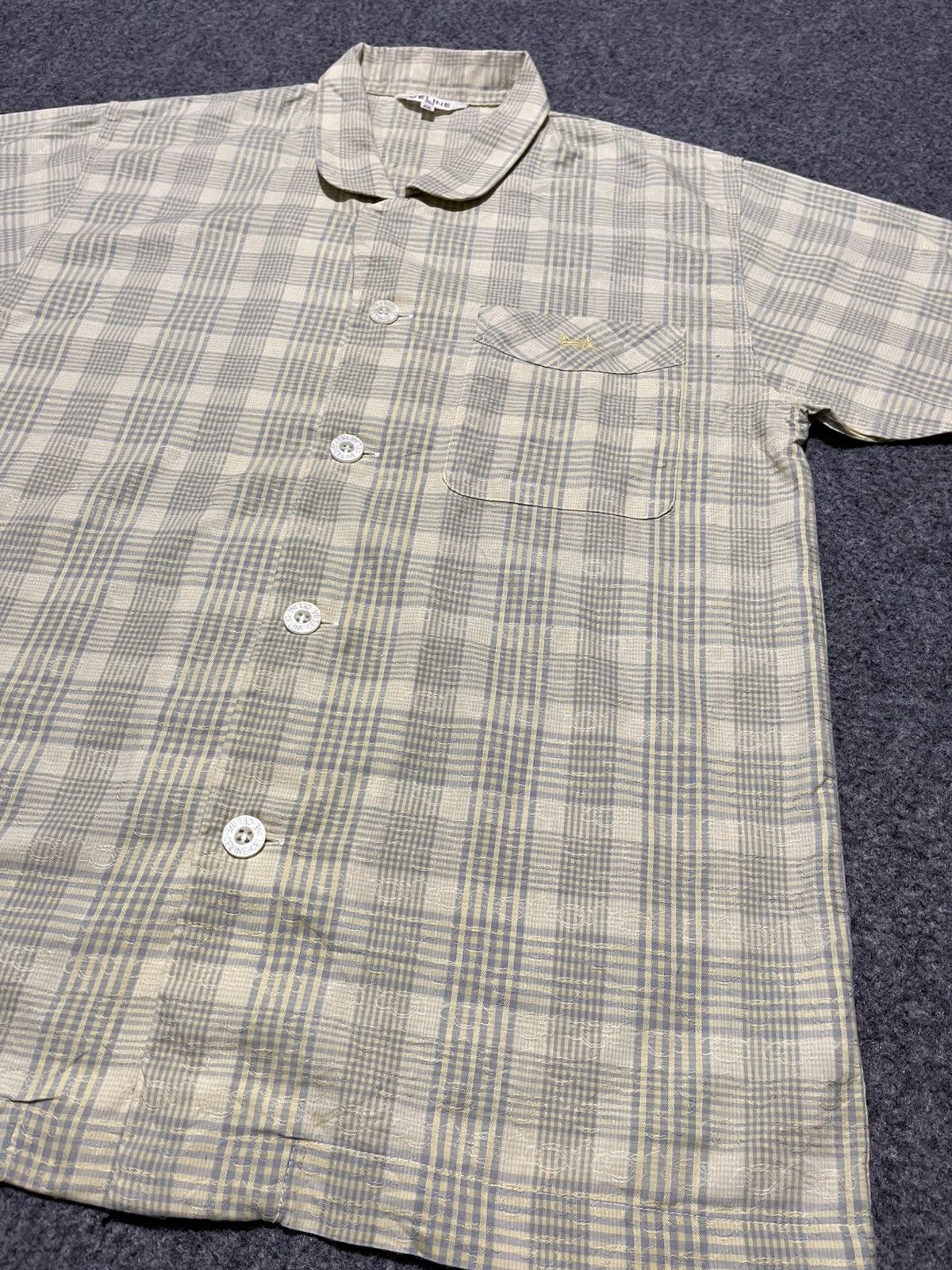 Celine × Vintage Vintage Rare Celine Short Shirt Size US M / EU 48-50 / 2 - 9 Thumbnail