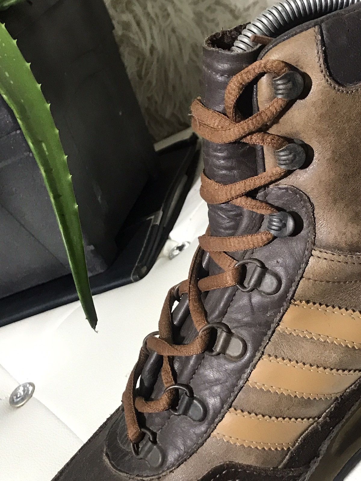 Vintage Vintage 1980s ADIDAS brown Boots Yugoslavia Size US 9 / EU 42 - 7 Thumbnail