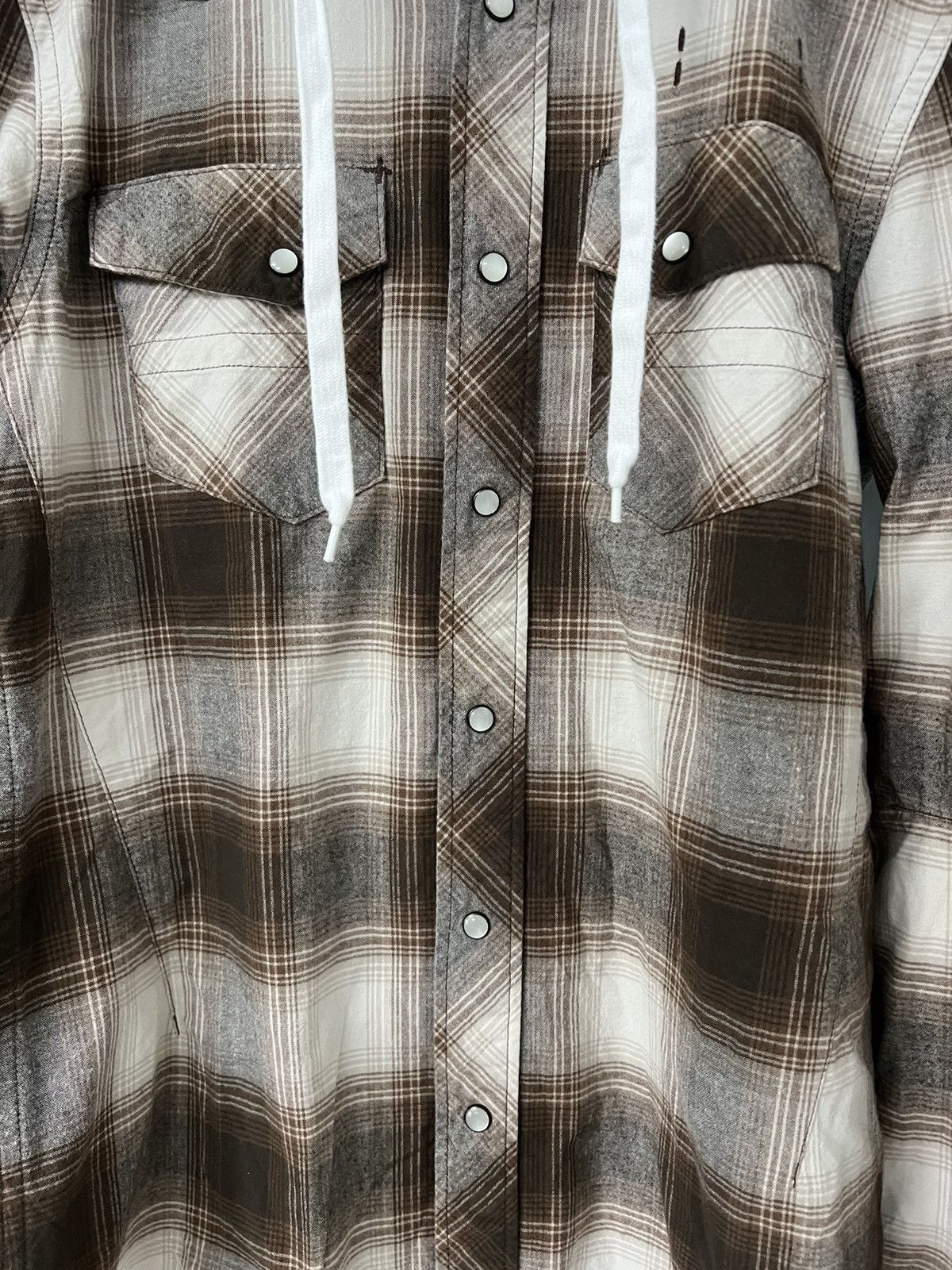 Number (N)ine SICK💥NUMBER NINE WESTERN SHADOW HOODIE GRUNGE Size US M / EU 48-50 / 2 - 6 Thumbnail