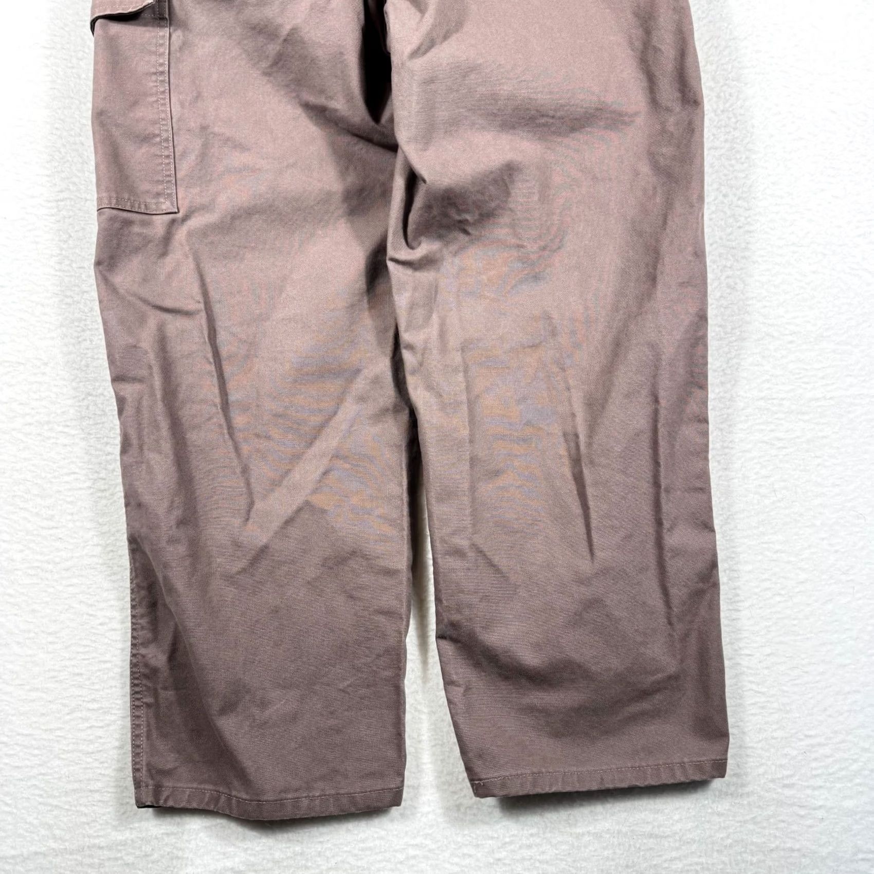 Levi's Levi's Mens 34x32 Cargo Pants Canvas Mauve Size US 34 / EU 50 - 5 Thumbnail
