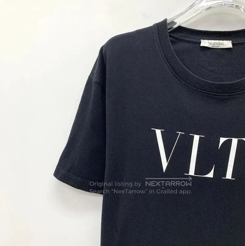 Valentino Valentino Black Cotton Men's T-Shirt . Size US M / EU 48-50 / 2 - 2 Thumbnail