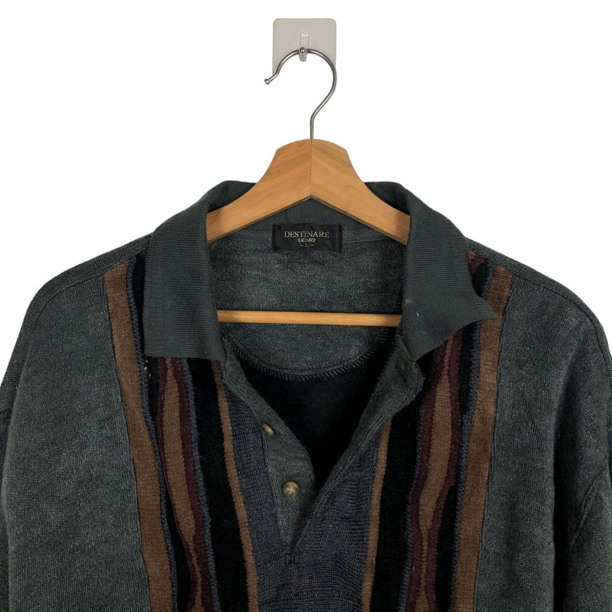 Japanese Brand VINTAGE DESTINARE UOMO JAPAN SWEATSHIRT NAVAJO AZTEC DESIGN Size US M / EU 48-50 / 2 - 8 Thumbnail