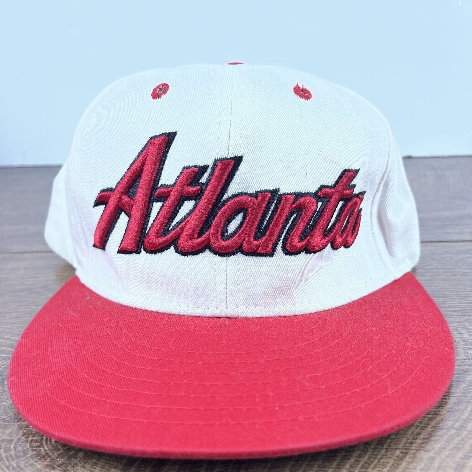 Other Atlanta Hat Atlanta White Hat Snapback Red Adjustable Hat Ad Size ONE SIZE - 3 Thumbnail