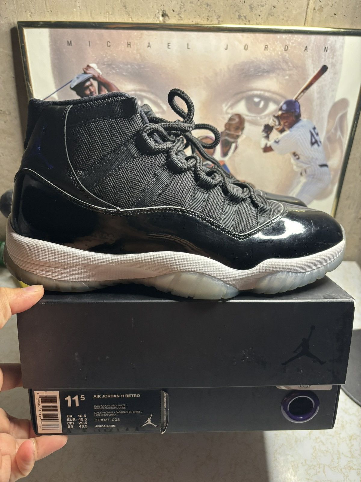 Jordan Brand Jordan Retro 11 ‘space jam’ Size US 11.5 / EU 44-45 - 1 Thumbnail