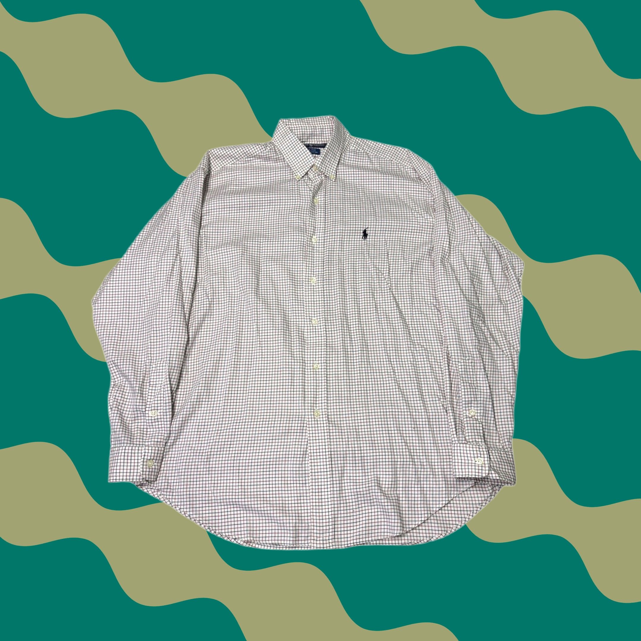 Ralph Lauren VINTAGE Ralph Lauren Blake Button-Down Shirt Mens L Gingham Check Logo Size US L / EU 52-54 / 3 - 1 Thumbnail
