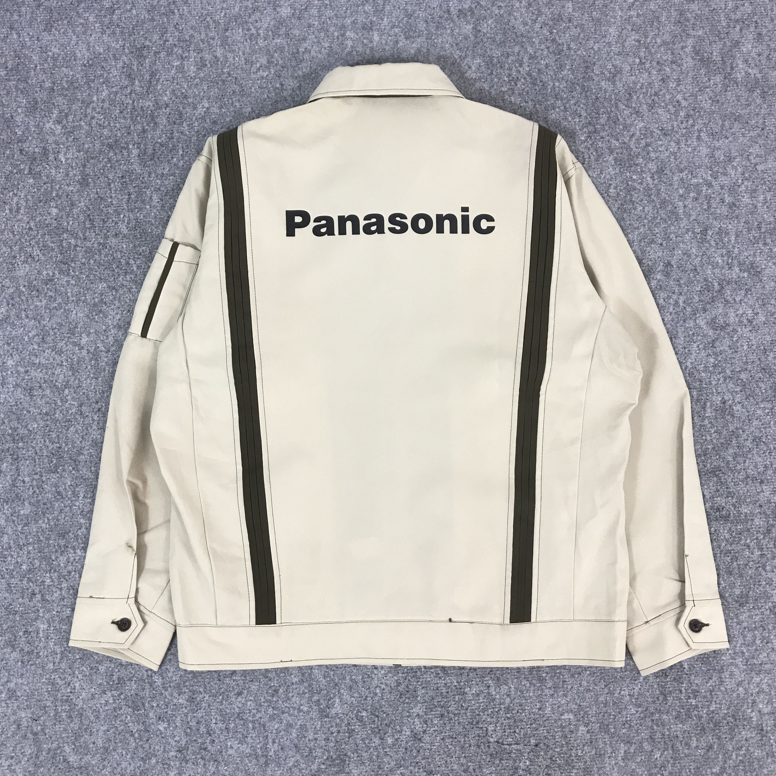 Japanese Brand PANASONIC WORKWEAR JAPANESE UNIFORM JACKET K69B15 Size US L / EU 52-54 / 3 - 1 Thumbnail