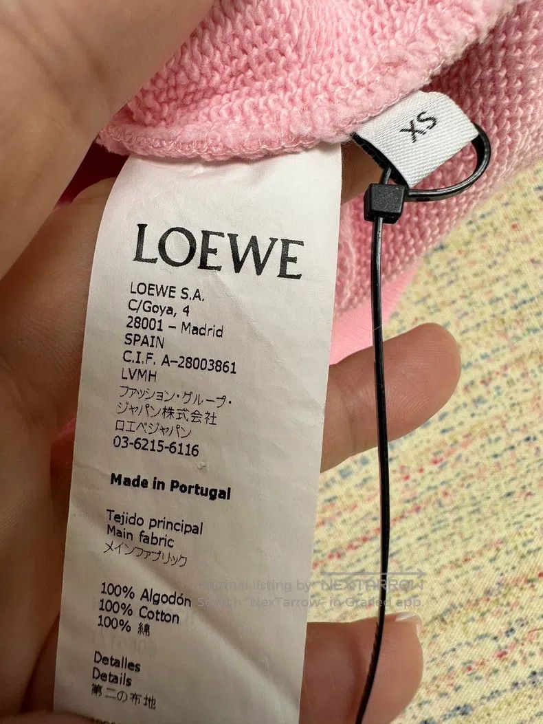 Loewe Loewe Pink hoodie Size XS / US 0-2 / IT 36-38 - 2 Thumbnail