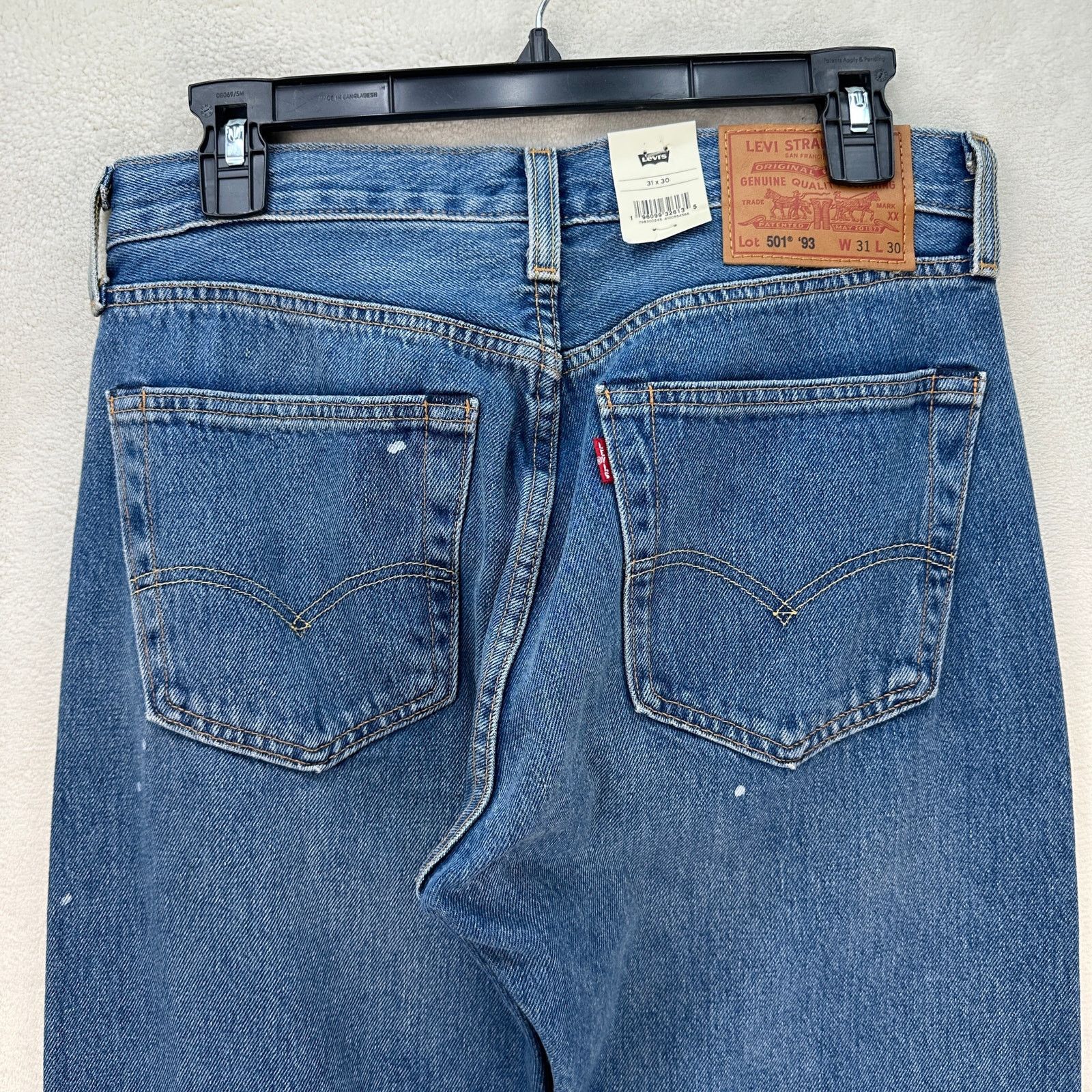 Levi's LEVI'S 501 '93 STYLE MEN'S 31X30 PAINT SPLATTERED STRAIGHT L Size US 31 - 6 Thumbnail