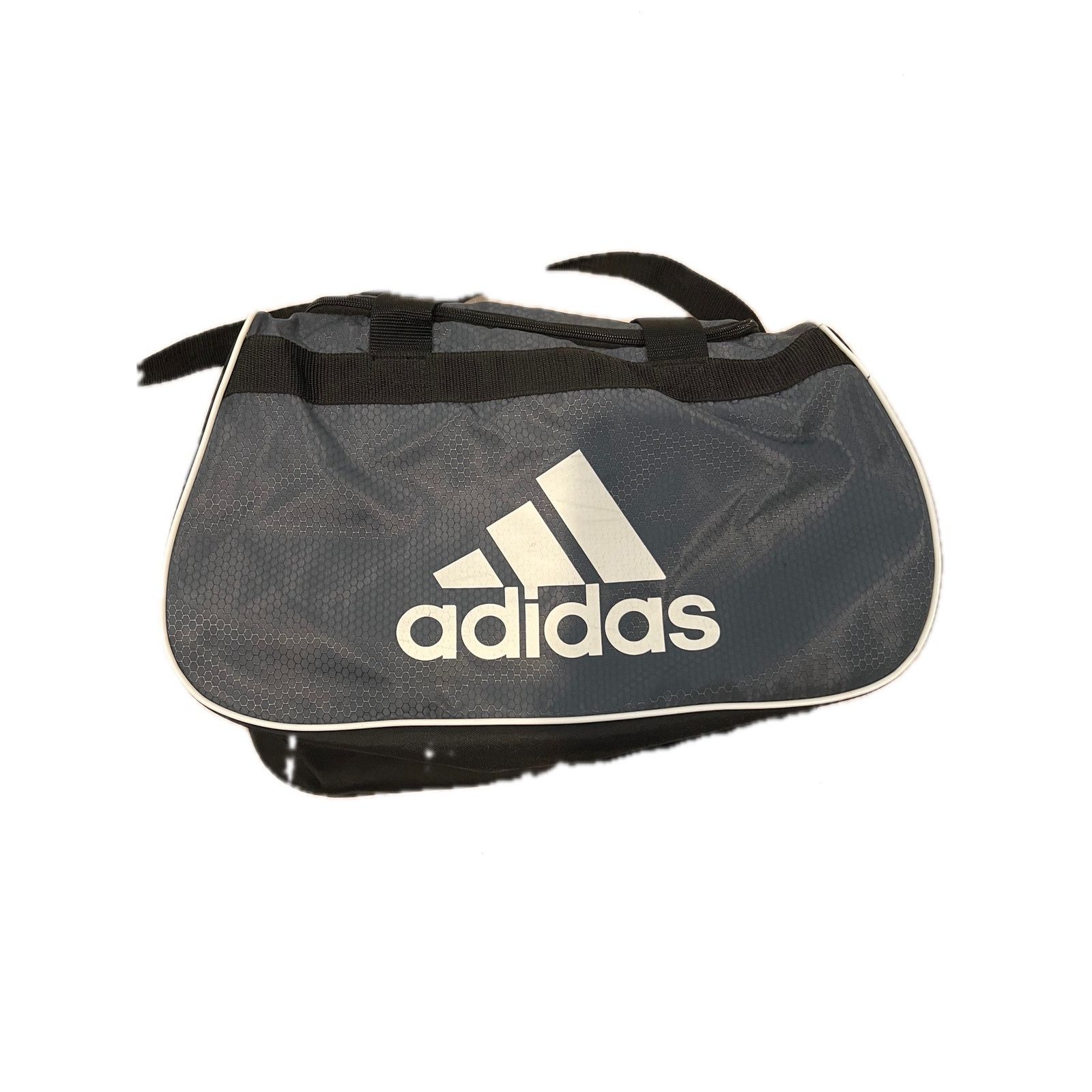 Adidas Adidas Defender Small 16"x10"x8" Gray Black Duffel Gym Bag Size ONE SIZE - 1 Thumbnail
