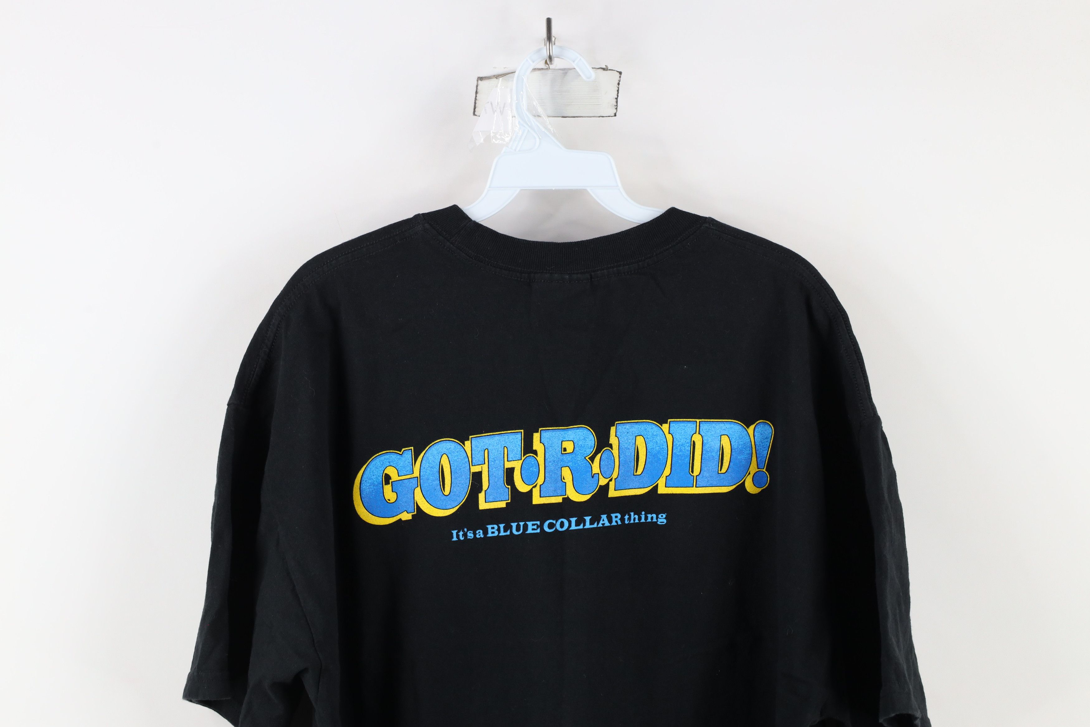 Vintage Vintage Y2K Guy Git R Done Standup Comedy T-Shirt Black Size US XL / EU 56 / 4 - 10 Thumbnail