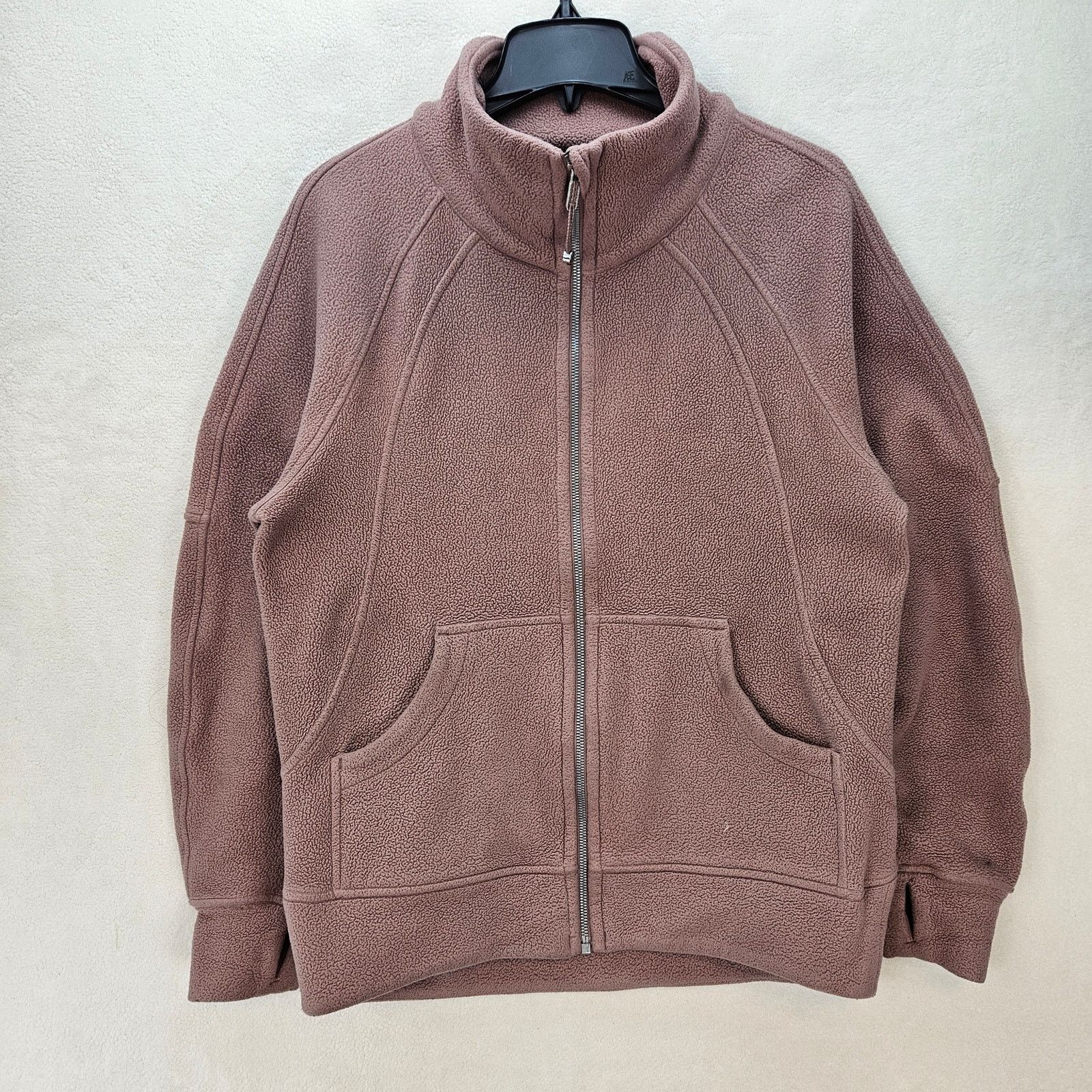 Lululemon LULULEMON WOMEN'S XS/S MAUVE SHERPA FLEECE FULL ZIP JACKET Size S / US 4 / IT 40 - 1 Thumbnail