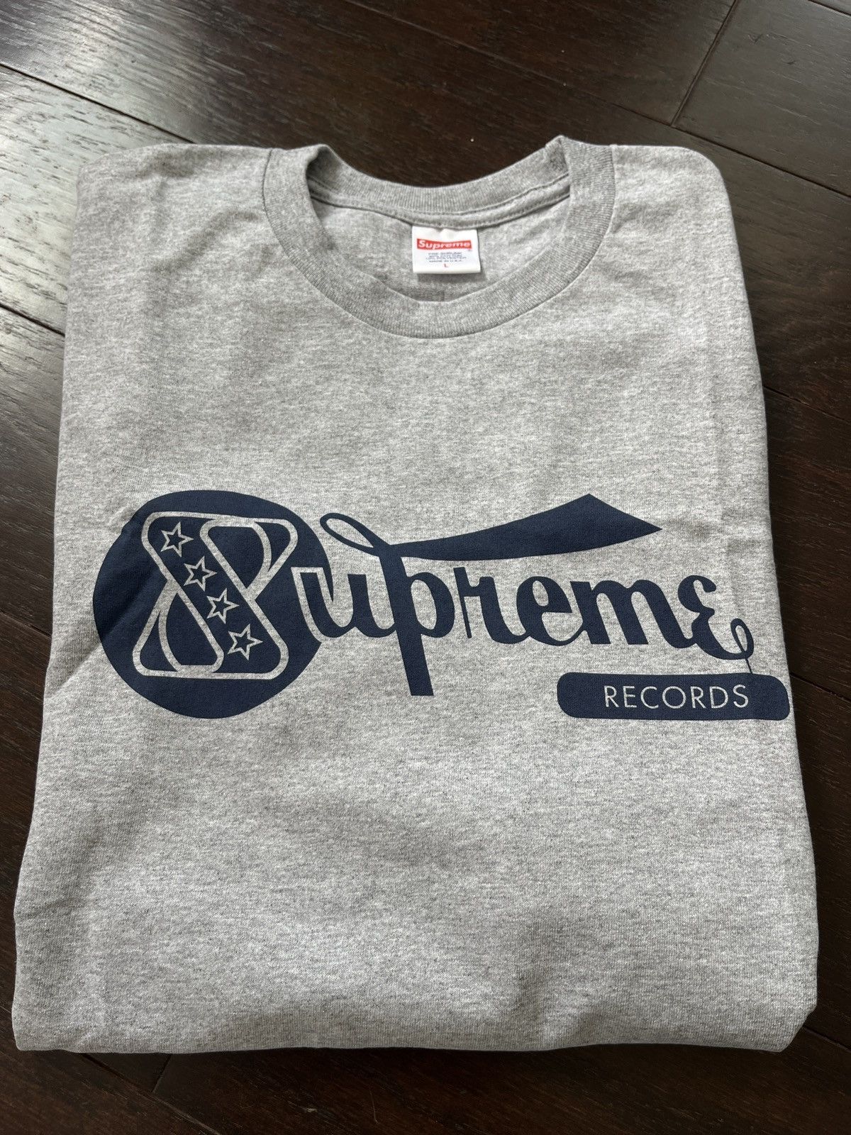 Supreme Supreme records tee L ss24 | Grailed