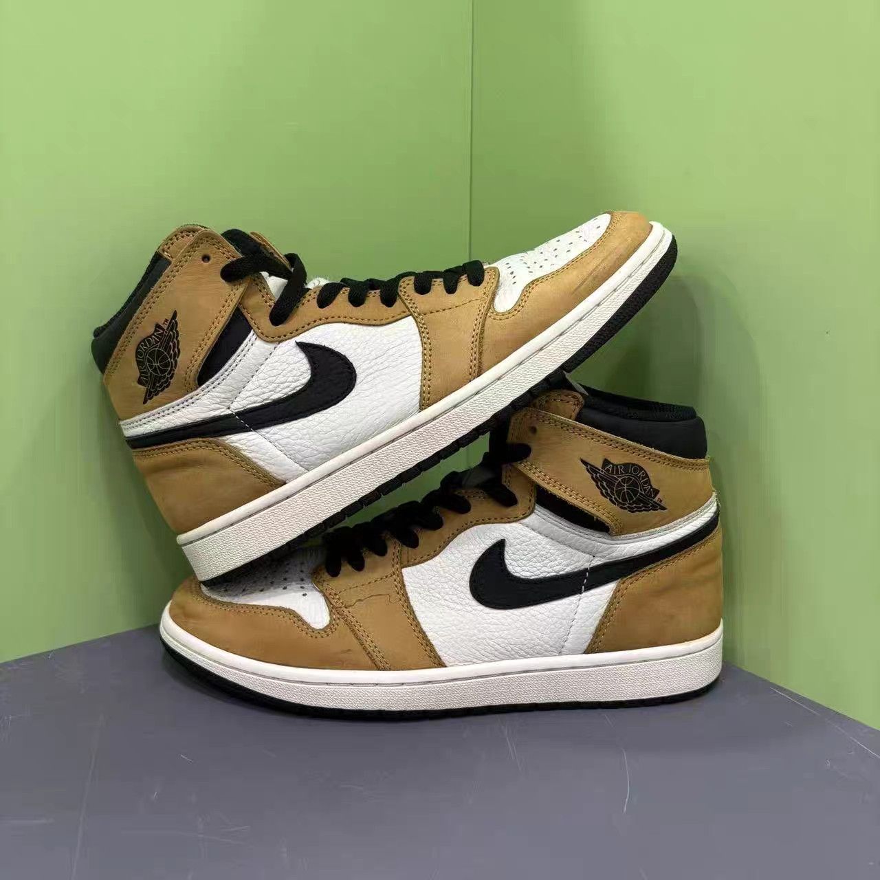 Jordan Brand Air Jordan 1 Rookie Wheat K15 Size US 9 / EU 42 - 5 Thumbnail