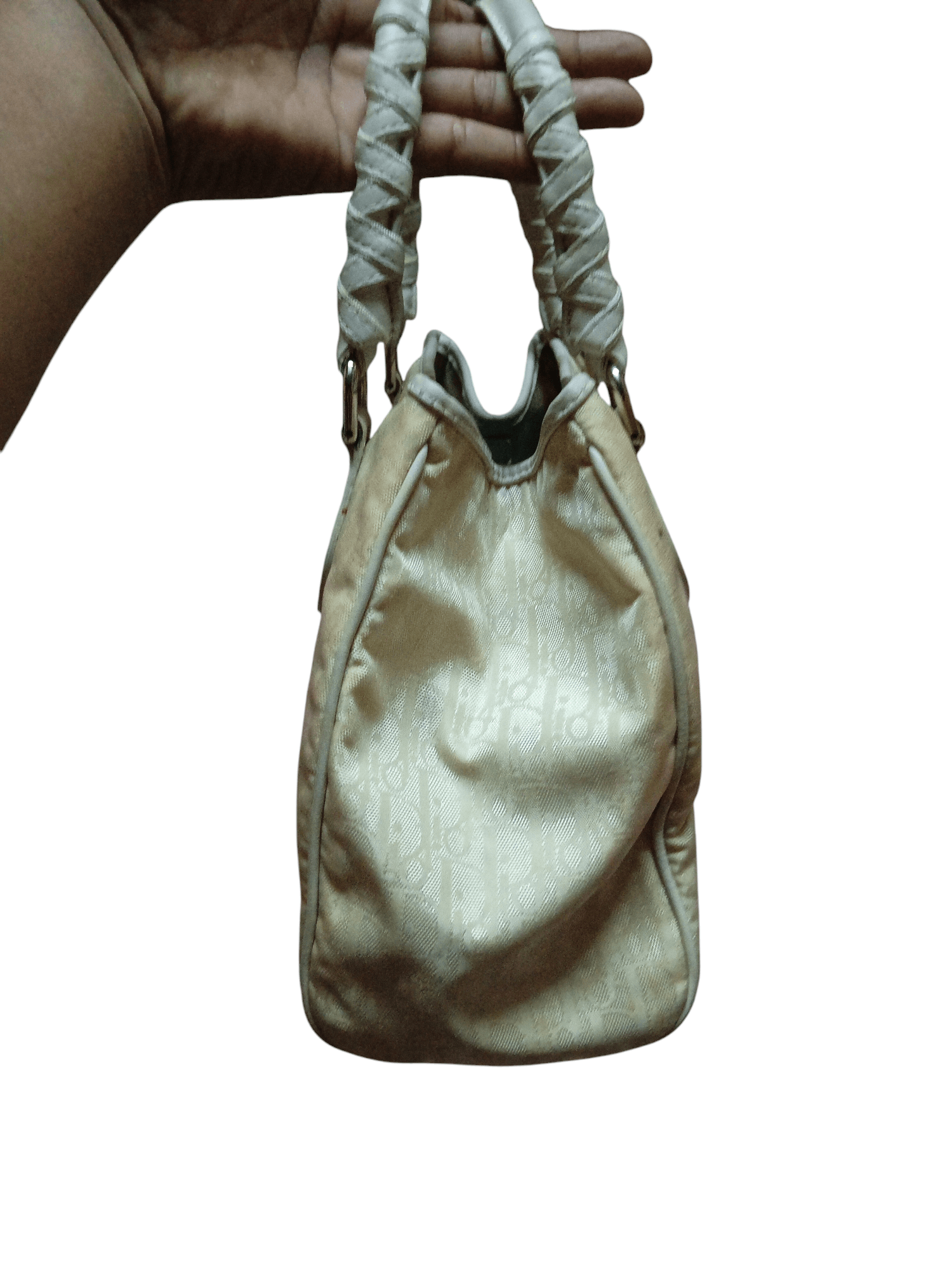 Dior christian dior oblique cream canvas bags Size ONE SIZE - 3 Thumbnail