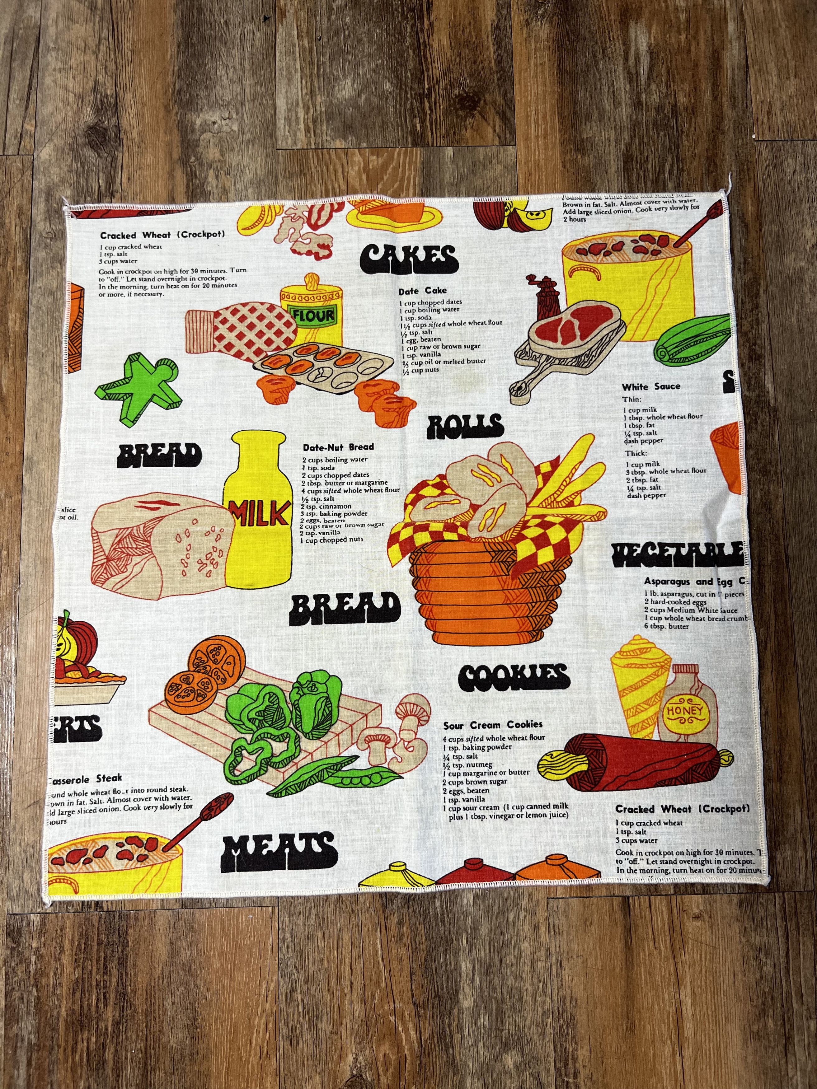 Other × Vintage Vintage 1960's-1970's Kitschy Recipe Tea Towels Set of 6 Size ONE SIZE - 3 Thumbnail