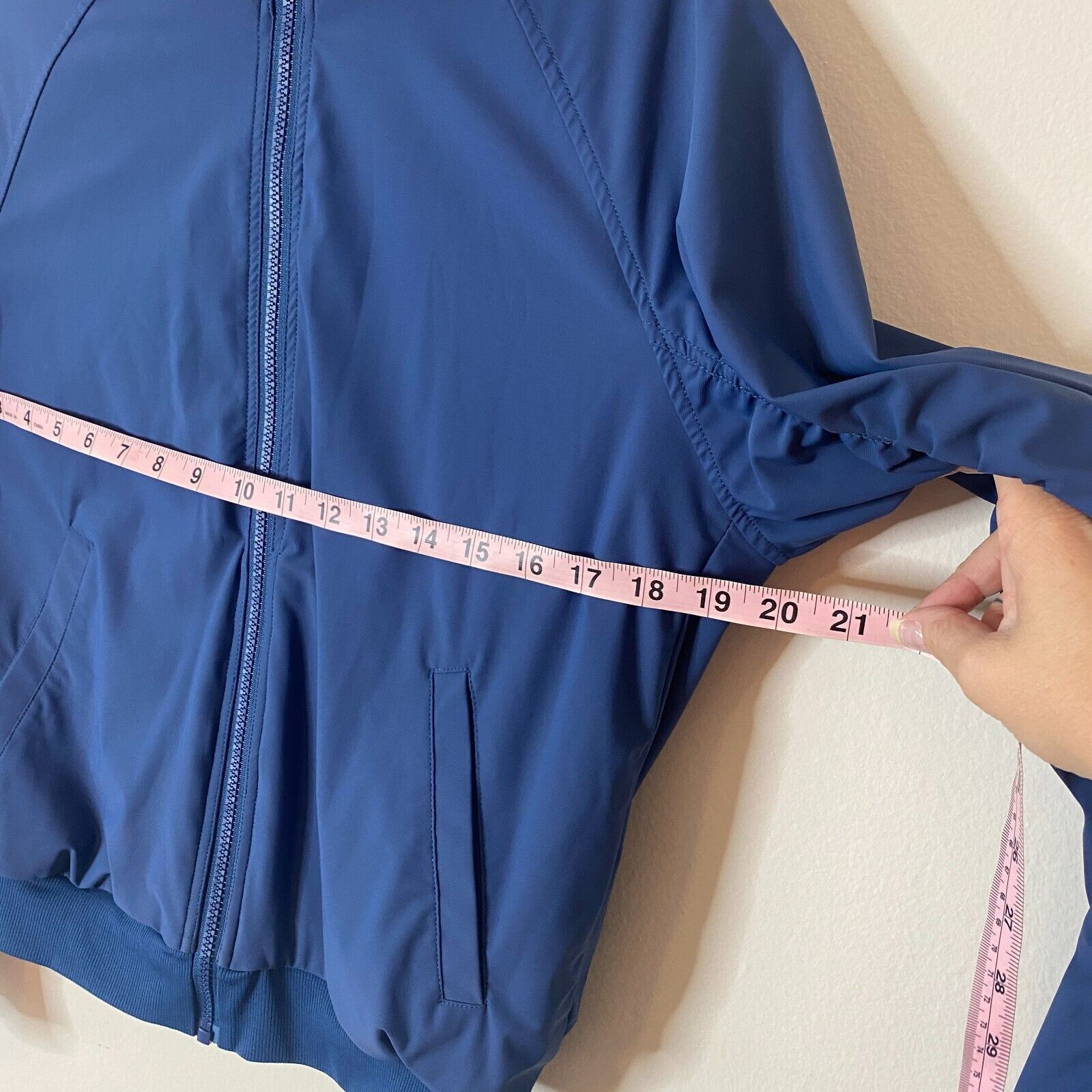 Other Lite Weight Blue & Lilac Reversible Zip Hoodie Jacket Size M / US 6-8 / IT 42-44 - 7 Thumbnail