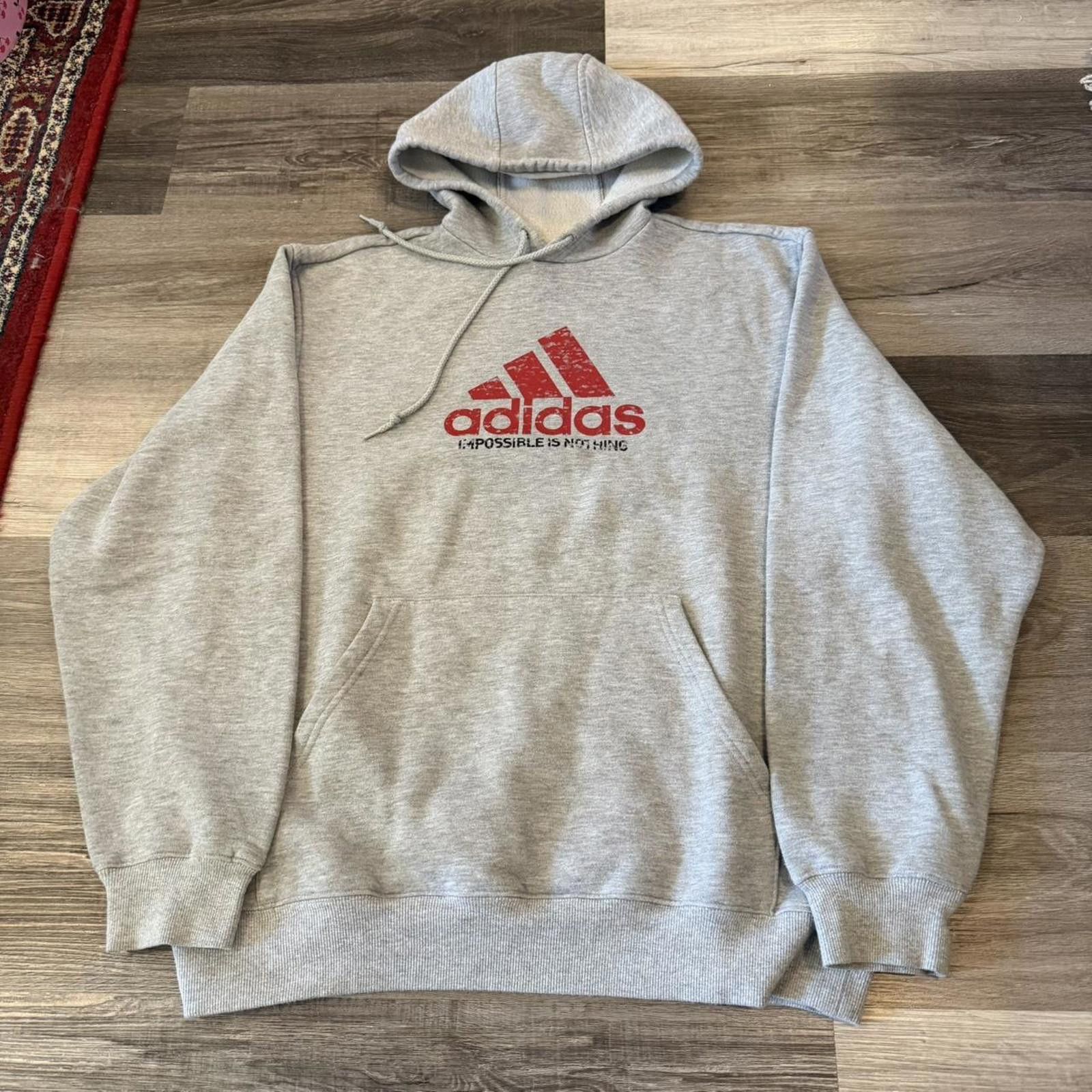 Adidas Vintage adidas impossible is nothing hoodie 2007 L Size US L / EU 52-54 / 3 - 3 Thumbnail