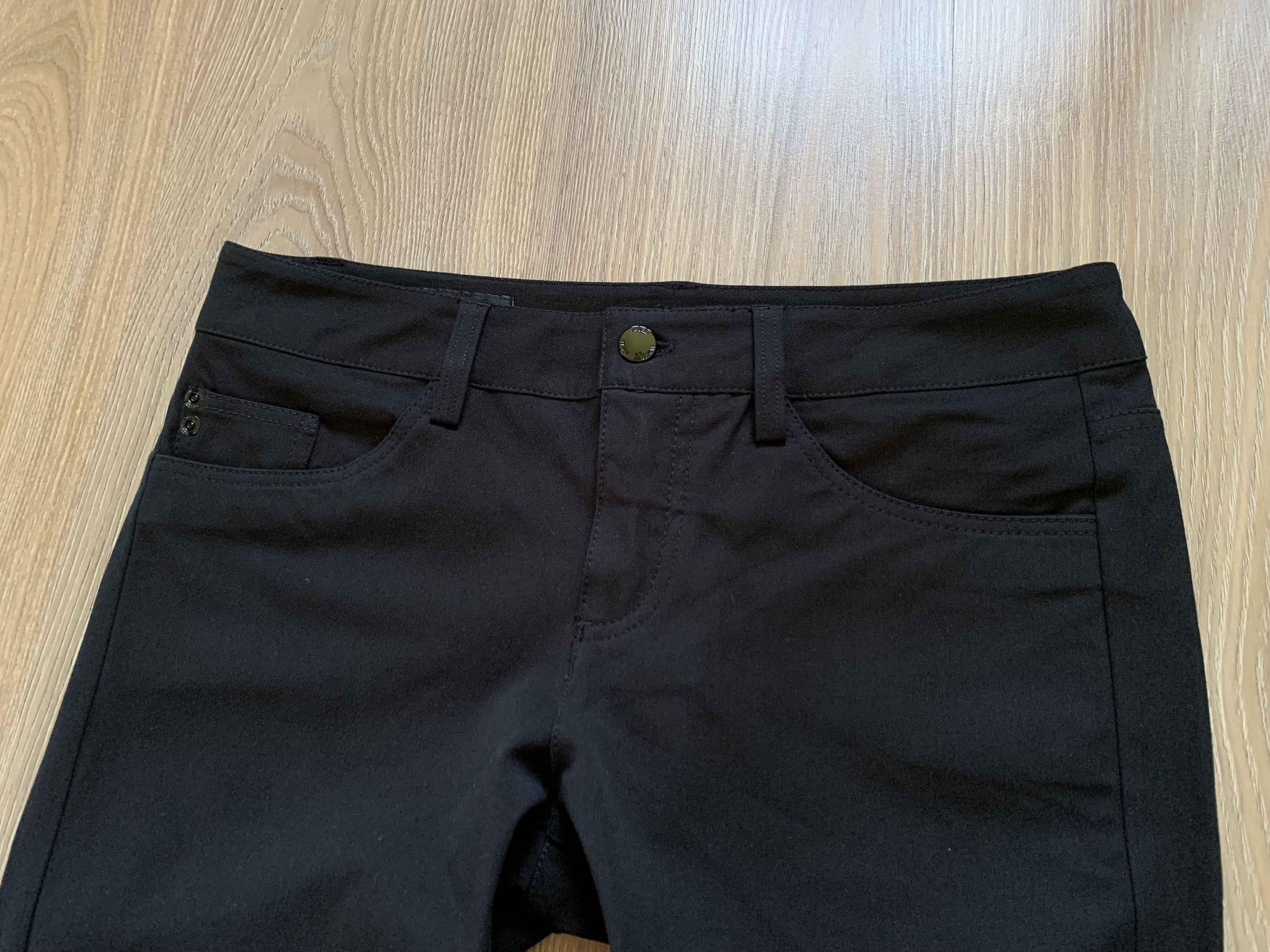 Other InWear Black Stretch Straight Leg Pants Size 30" / US 8 / IT 44 - 4 Thumbnail