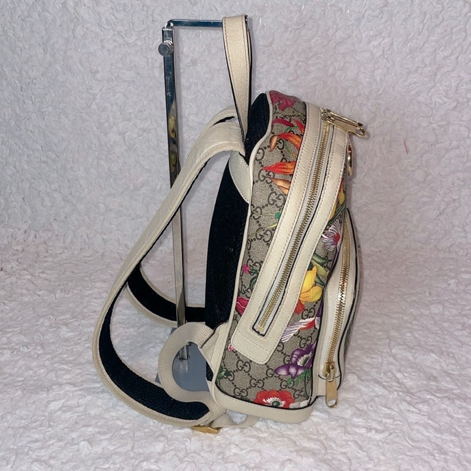 Gucci Gucci Ophidia GG Supreme Floral Backpack 547965 Size ONE SIZE - 5 Thumbnail